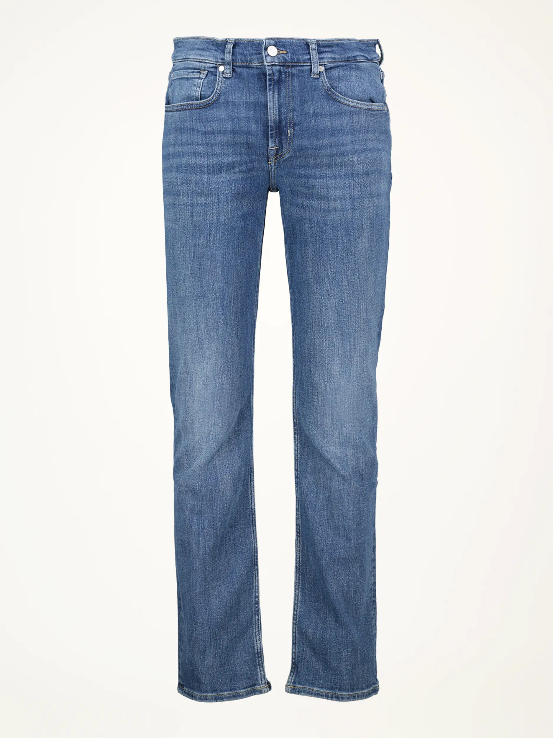 Mid Rise Straight Leg Jeans - Artikelansicht - Farbe: Blau