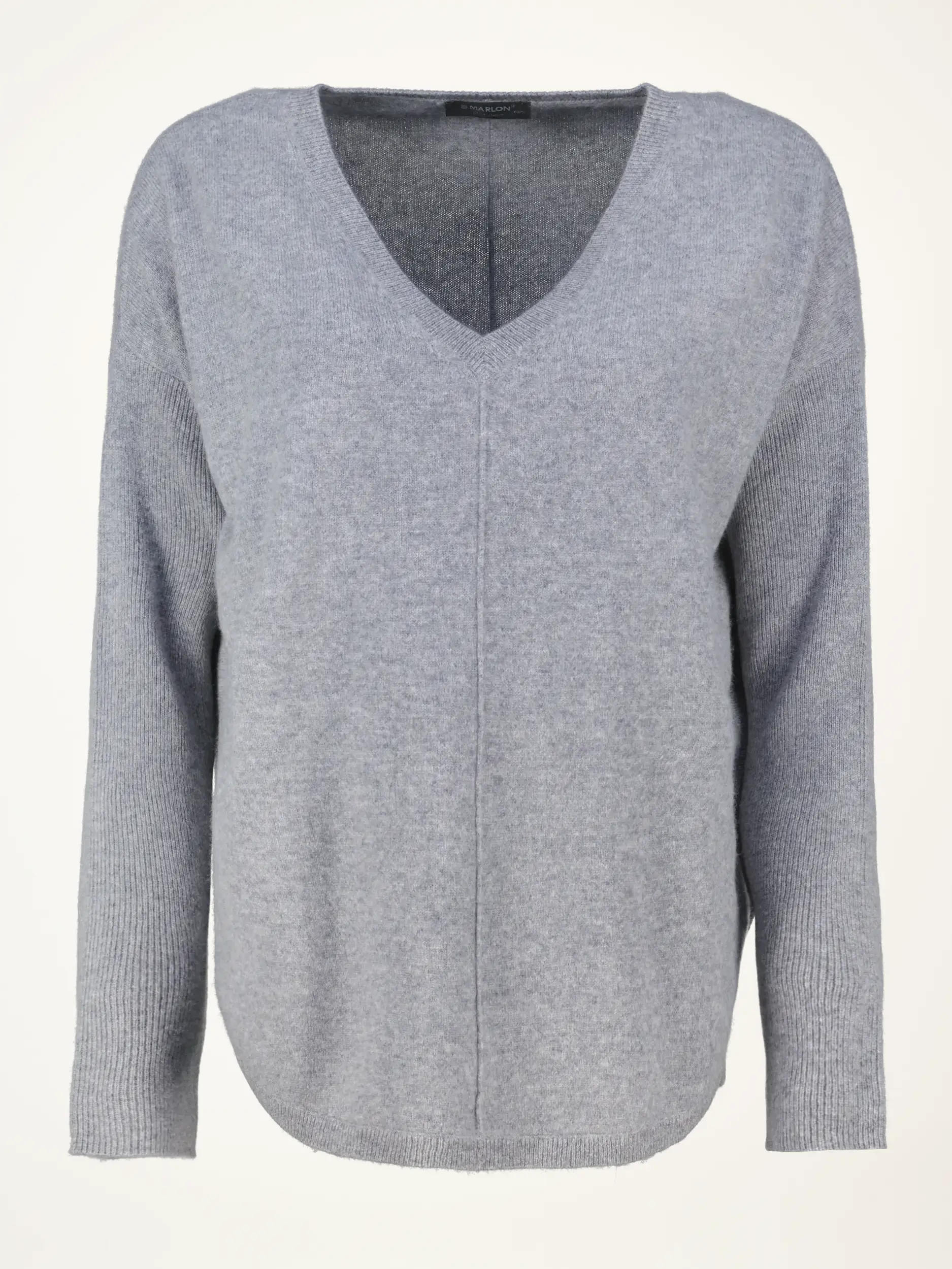 Pullover aus Kaschmir langarm - Artikelansicht - Farbe: Grau