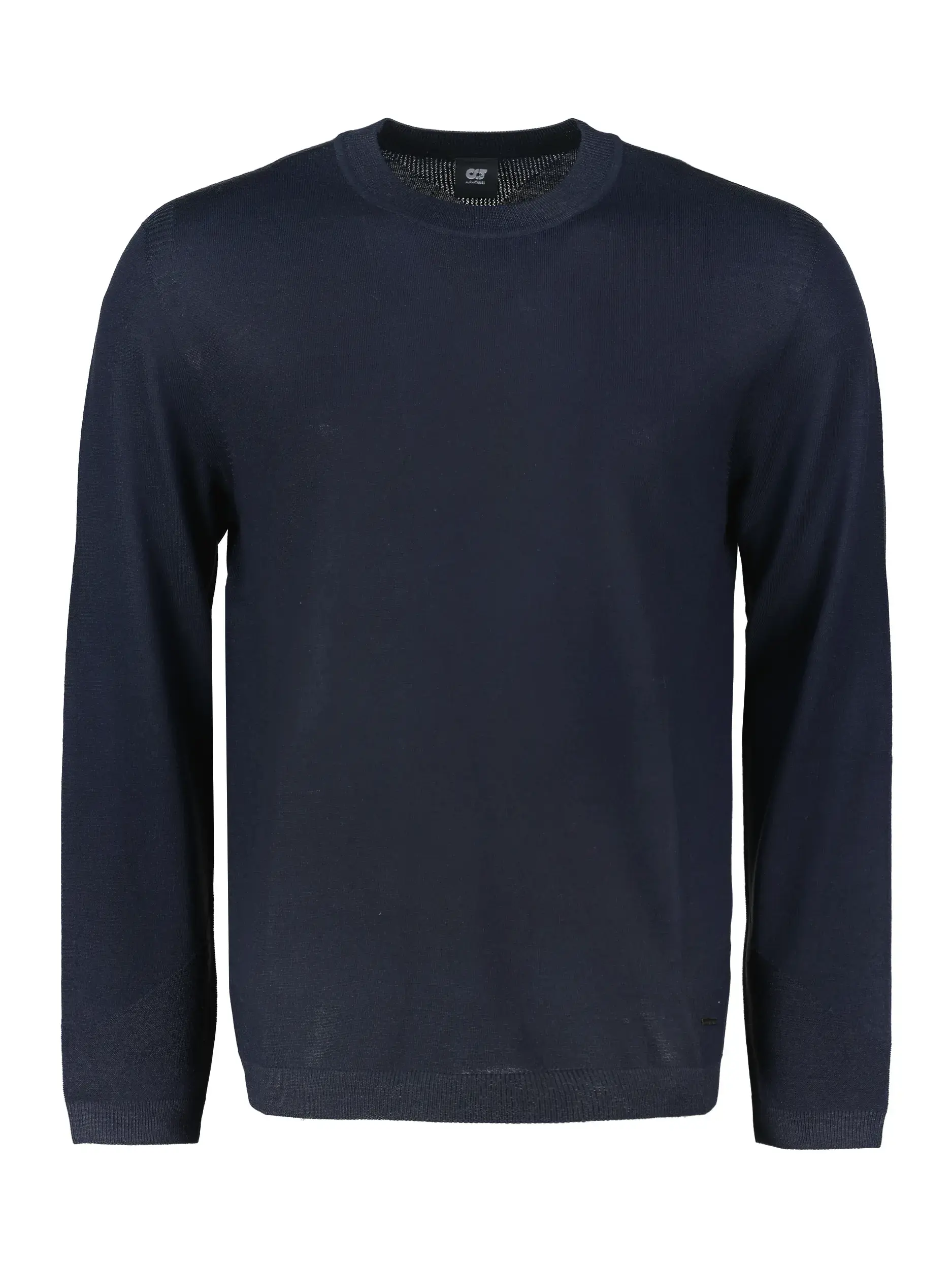 Pullover 'Foton' aus Wolle langarm - Artikel Vorderseite - Farbe: Blau
