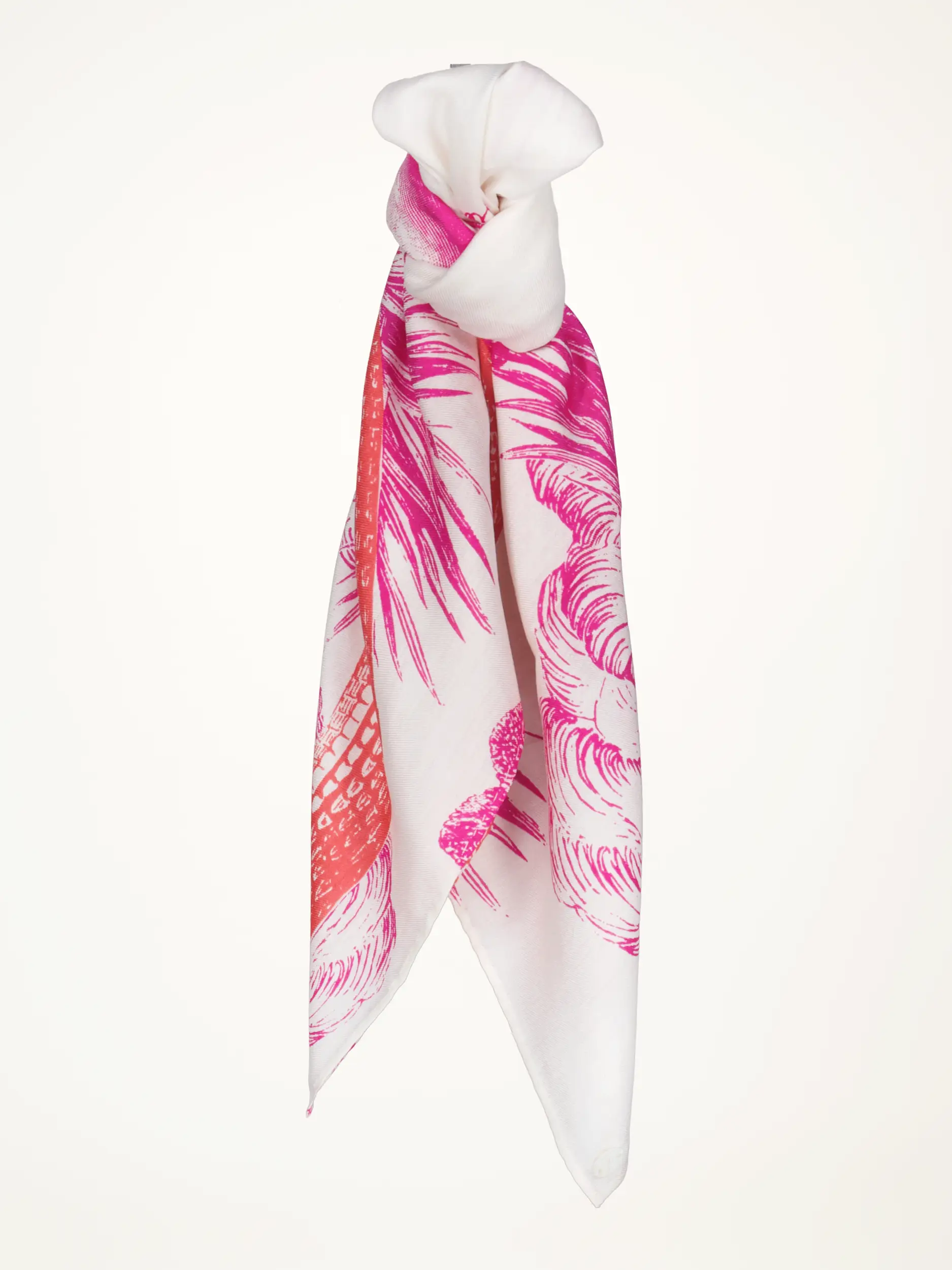 Tuch 'Garden Eden' aus Seide - Artikelansicht - Farbe: Rot