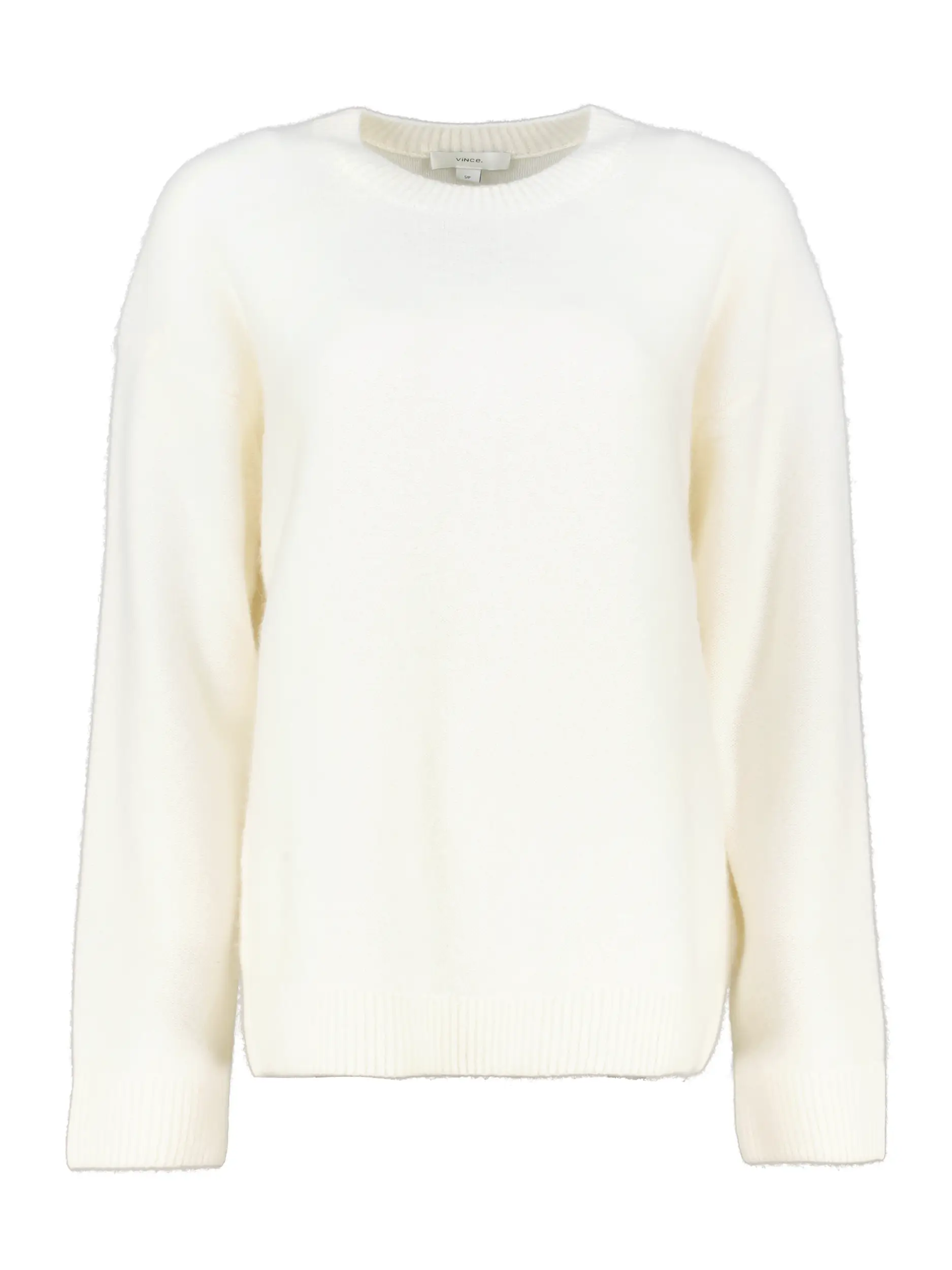 Pullover aus Kaschmir langarm - Artikel Vorderseite - Farbe: Creme