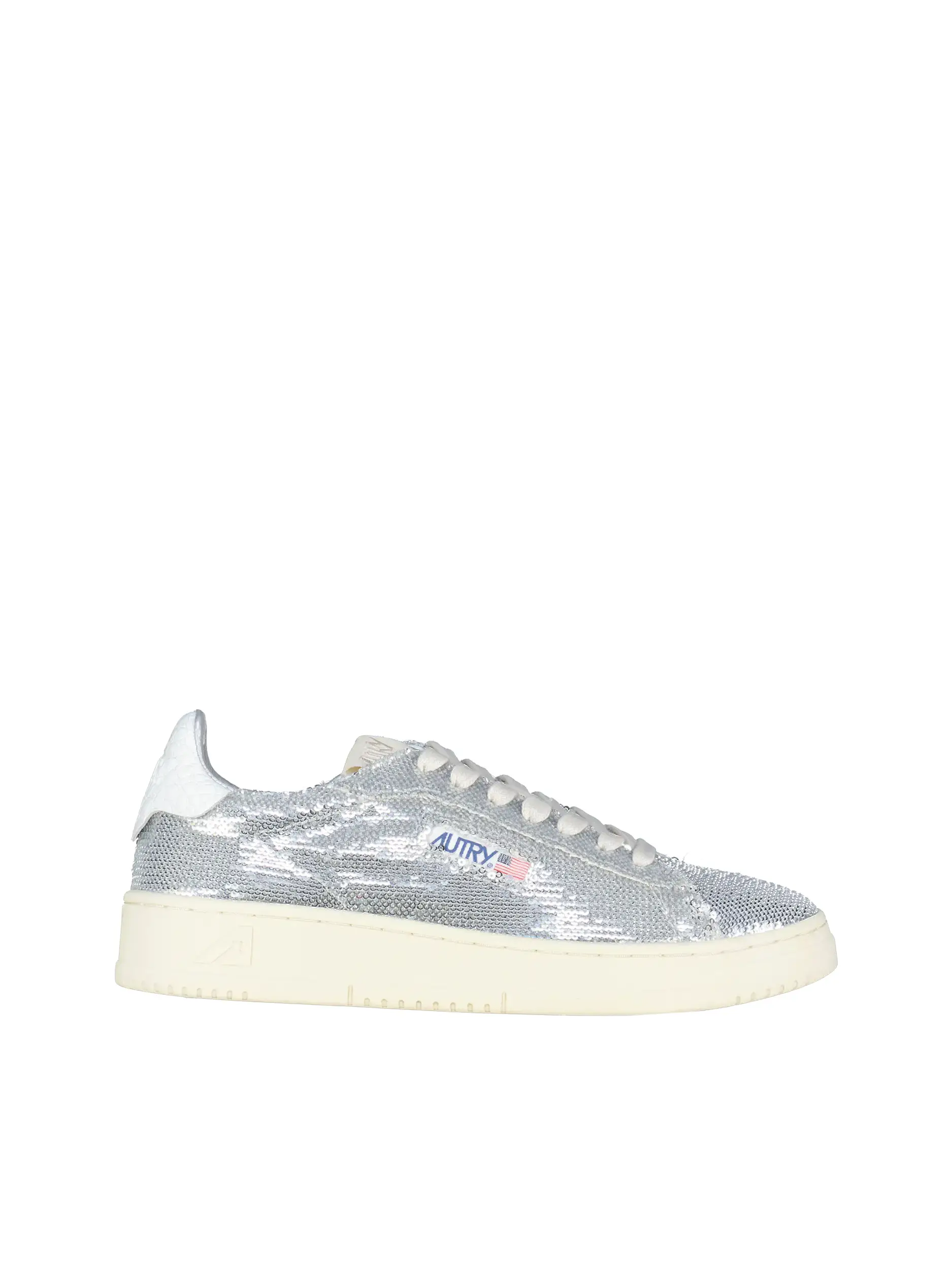 Sneaker 'Dallas' mit Pailletten  - Artikel Vorderseite - Farbe: Grau