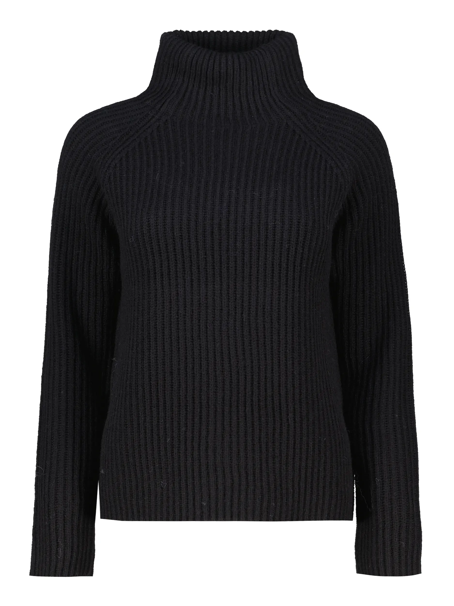 Pullover 'Arwen' aus Wolle - Artikel Vorderseite - Farbe: Schwarz