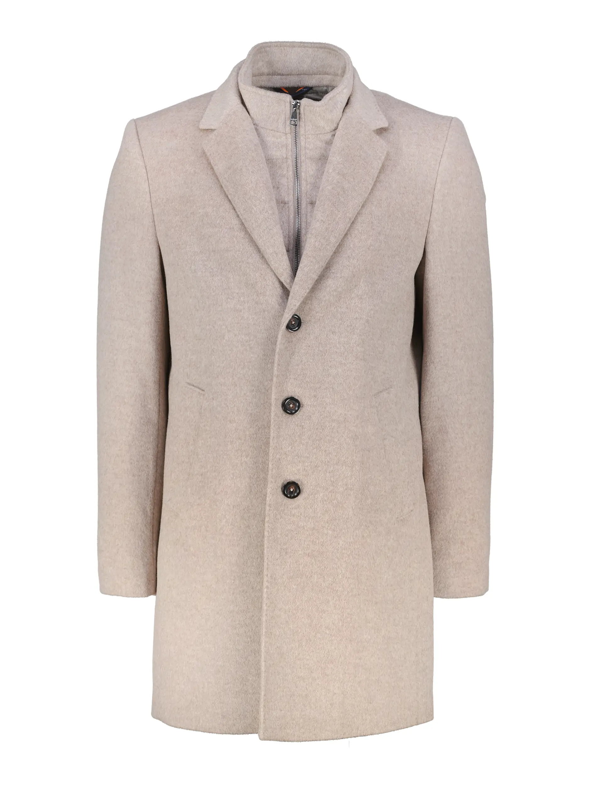 Kurzmantel 'Mattia' - Artikel Vorderseite - Farbe: Beige