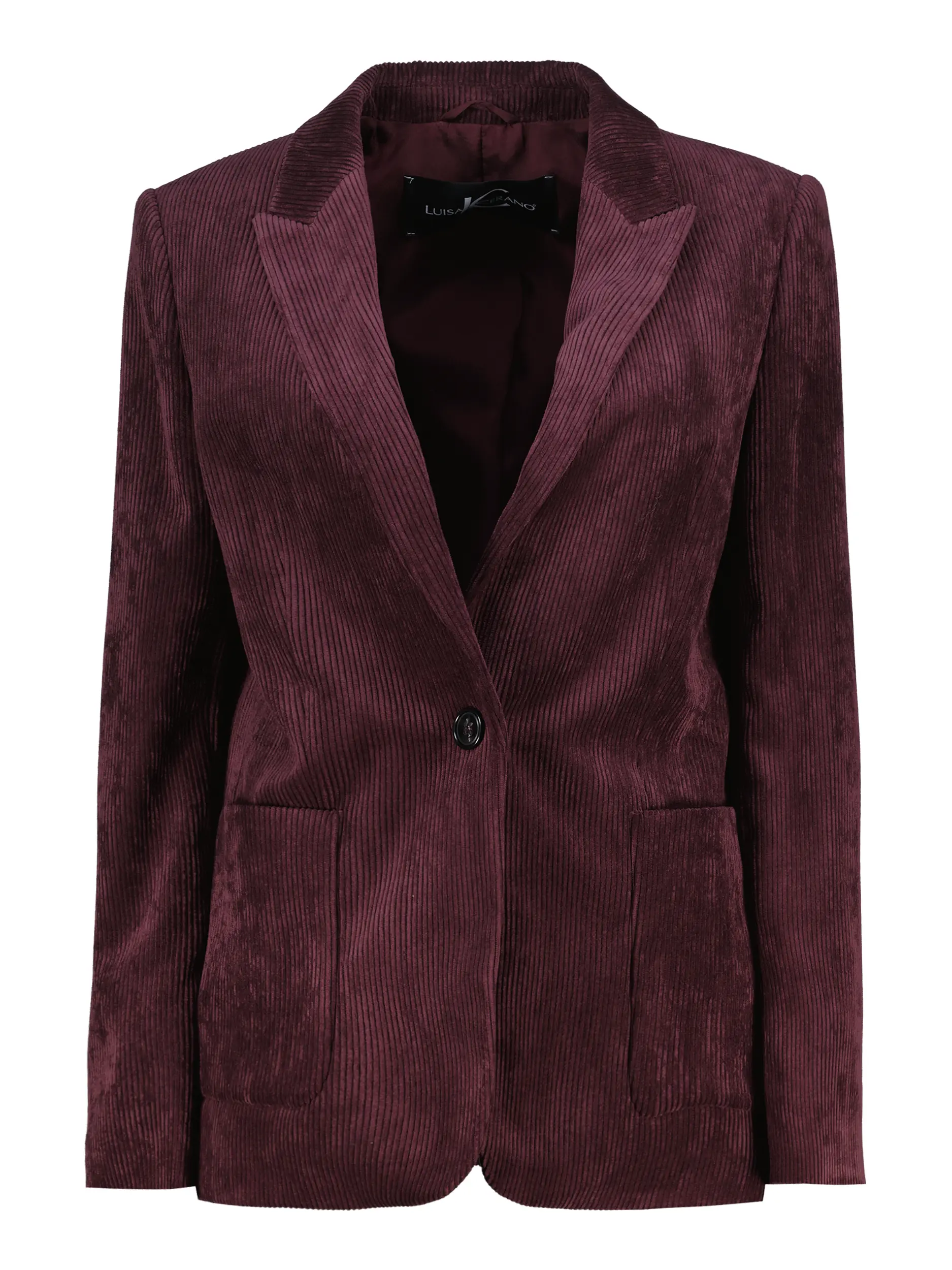 Cordblazer - Artikel Vorderseite - Farbe: Rot