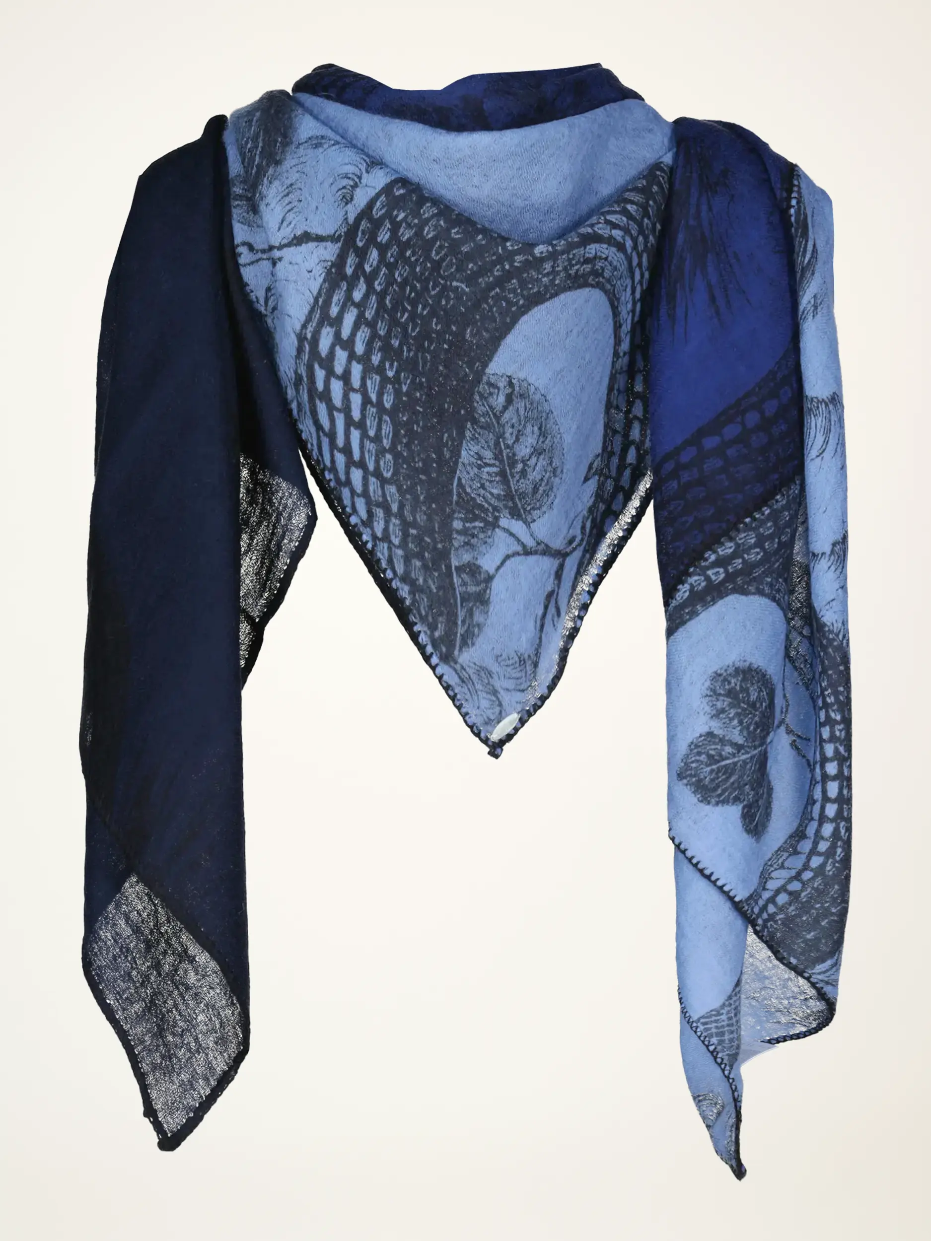 Kaschmirschal - Artikelansicht - Farbe: Blau
