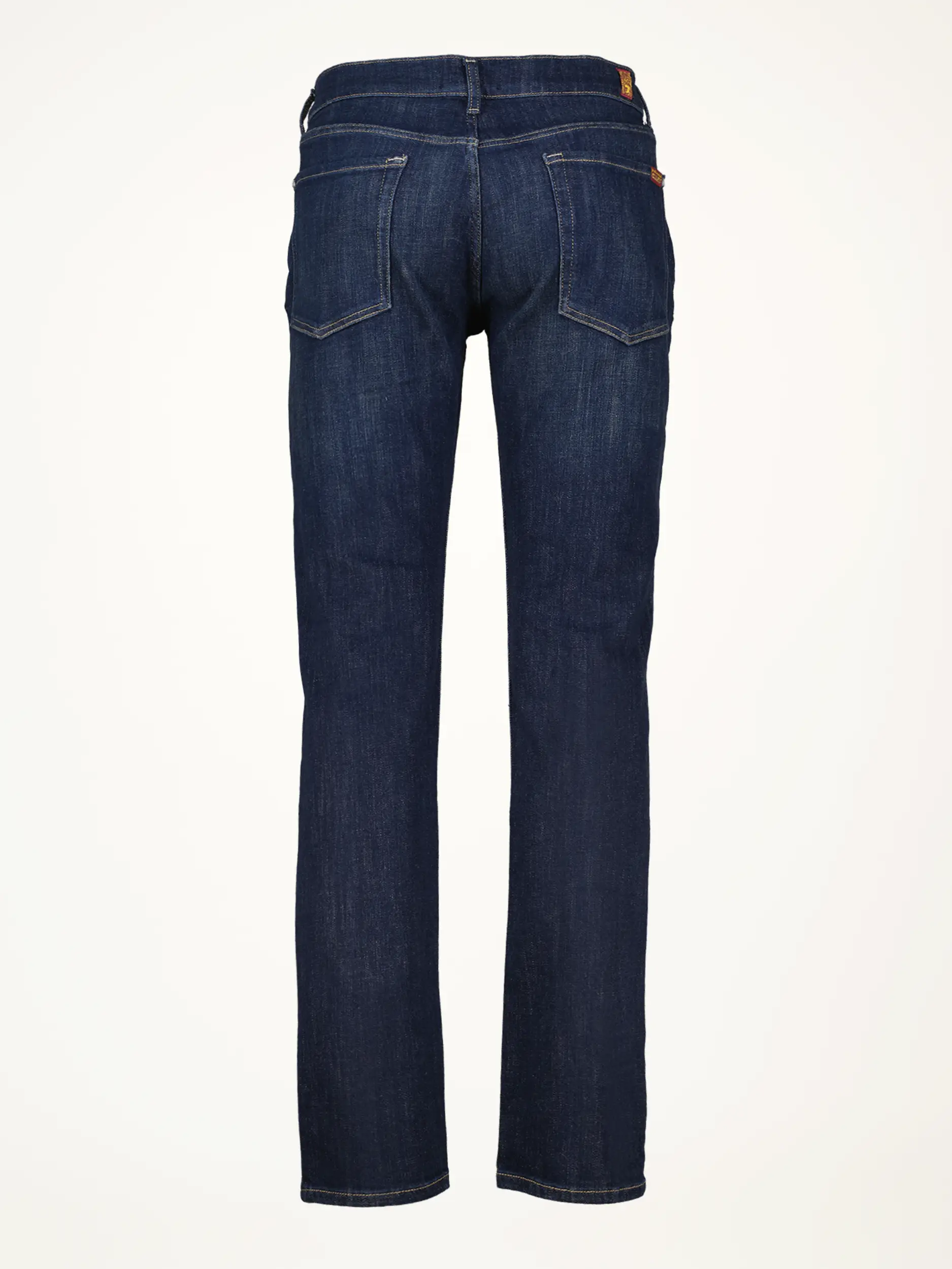 Mid Rise Straight Leg Jeans - Artikel Rückseite - Farbe: Blau