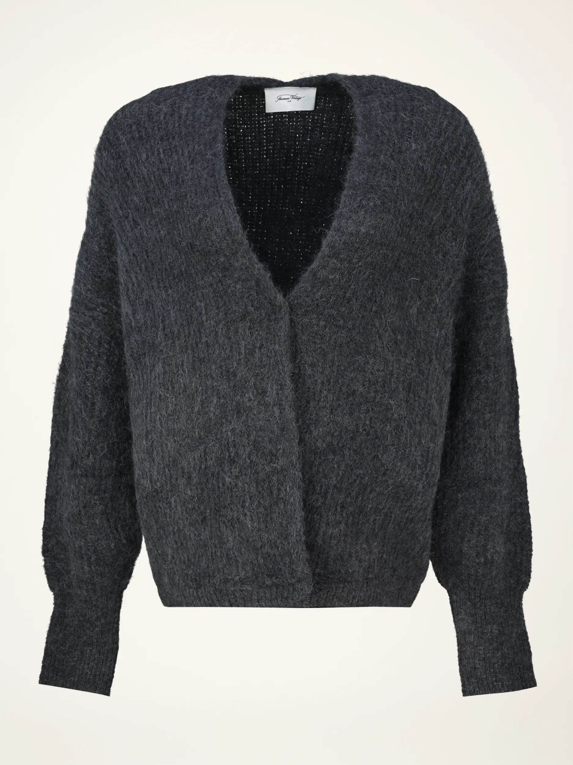Strickjacke 'East' langarm - Artikelansicht - Farbe: Grau