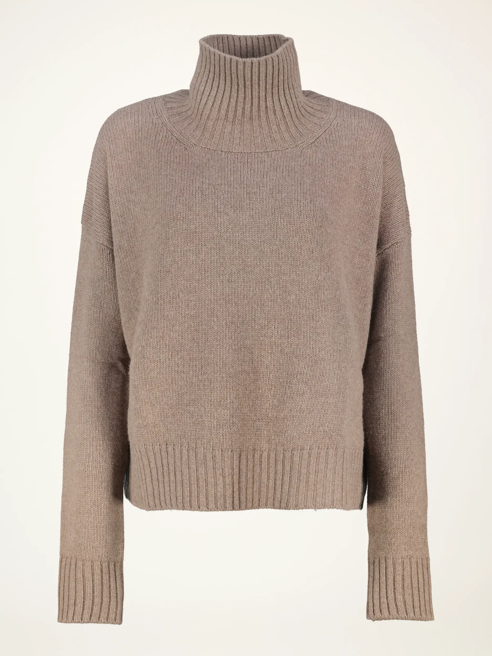 Pullover 'Emma' aus Woll-Kaschmir-Mix langarm - Artikelansicht - Farbe: Braun