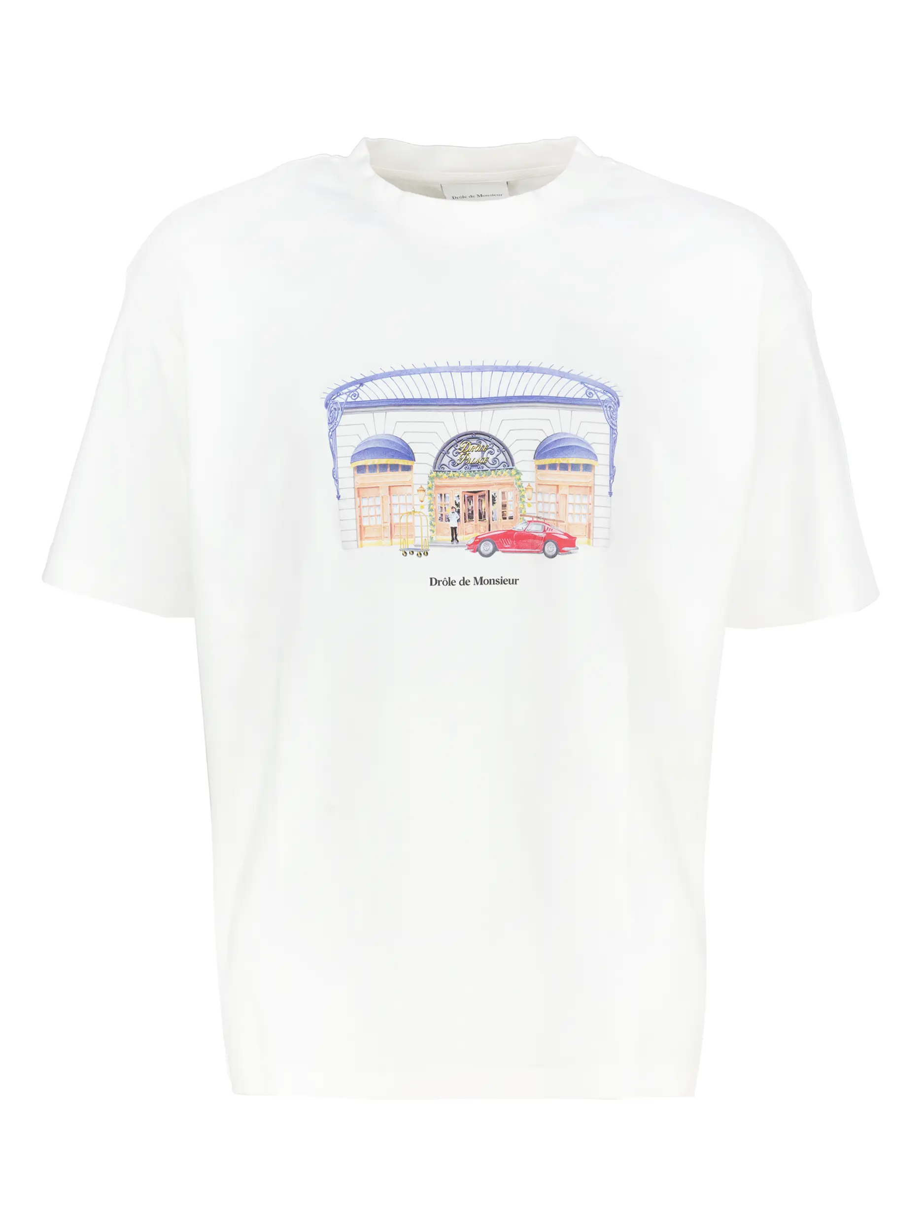 T-Shirt 'Drôle Palace' - Artikel Vorderseite - Farbe: Beige