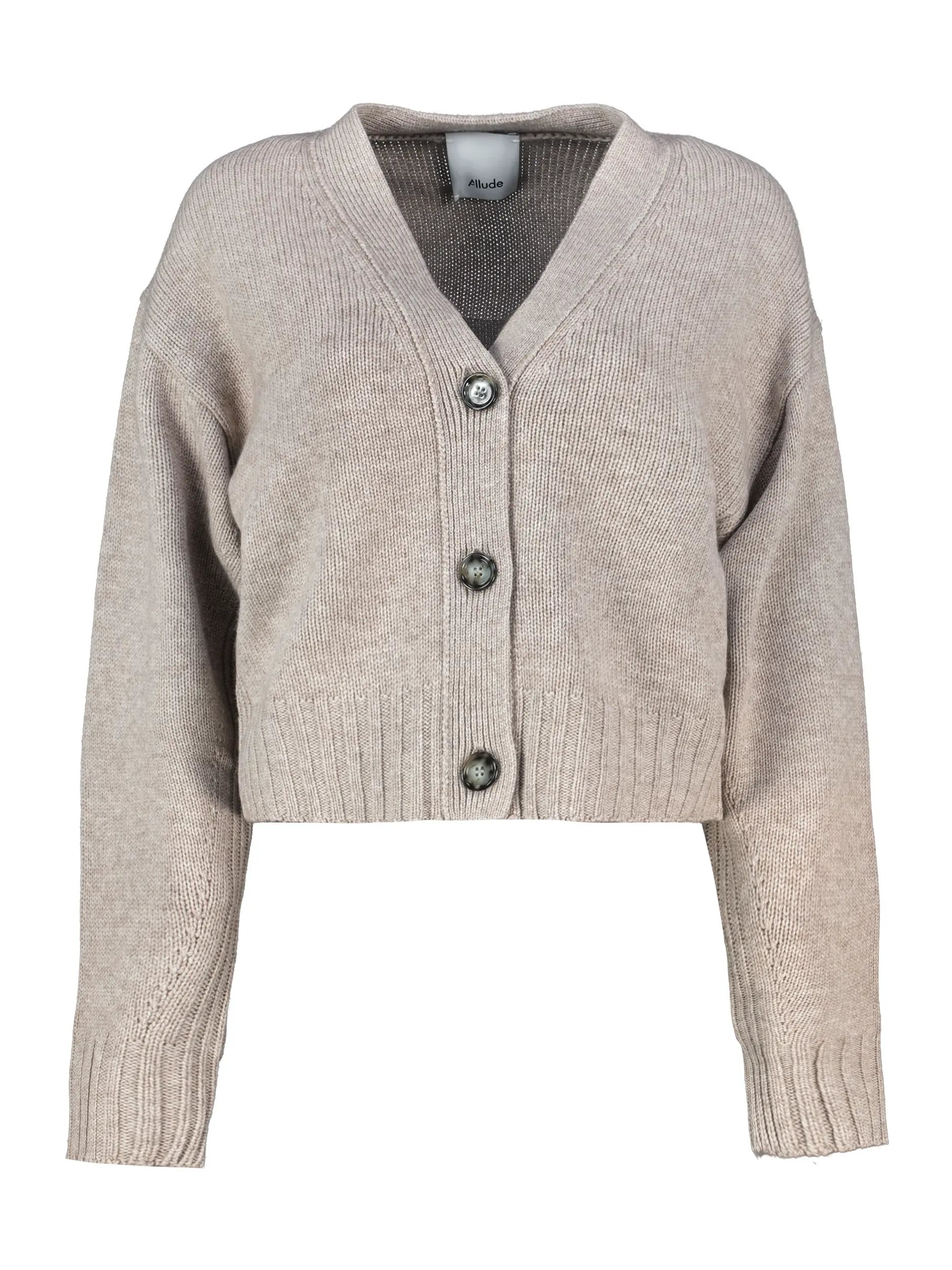 Strickjacke aus Wolle - Artikel Vorderseite - Farbe: Braun