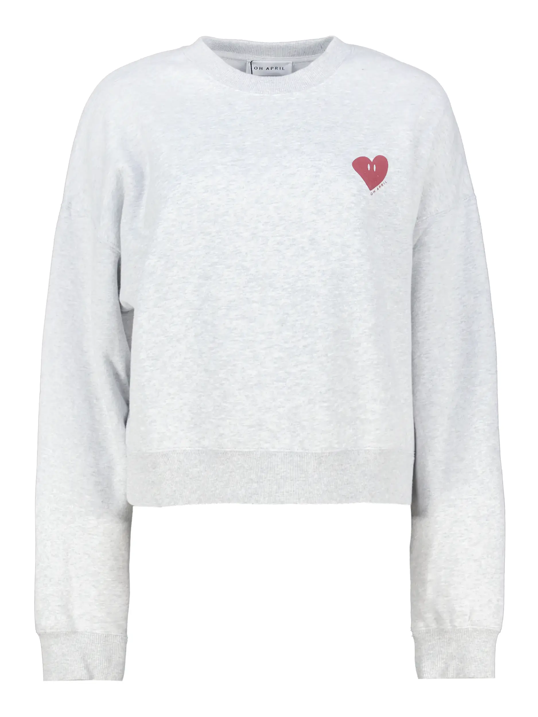 Sweatshirt 'Nina' - Artikel Vorderseite - Farbe: Grau