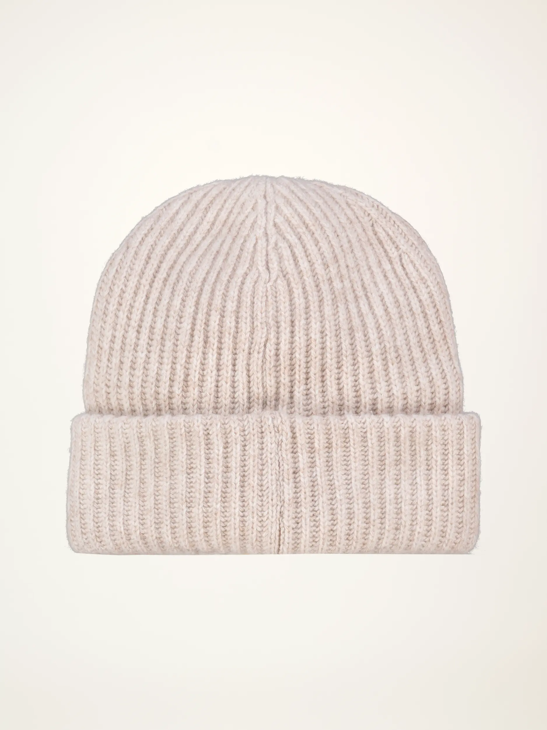 Mütze mit Logo-Patch - Artikel Rückseite - Farbe: Beige