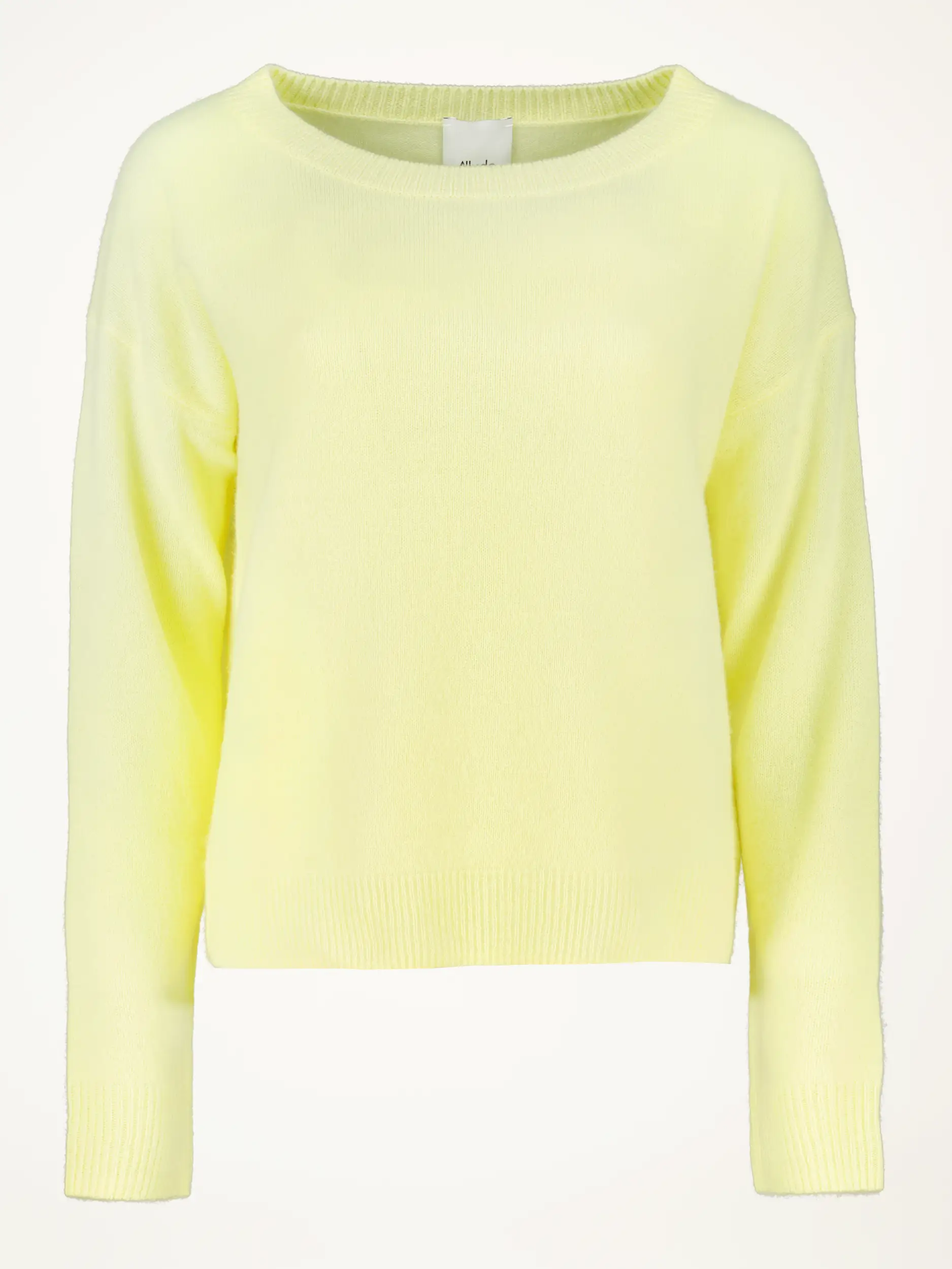 Pullover langarm aus Kaschmir - Artikelansicht - Farbe: Gelb