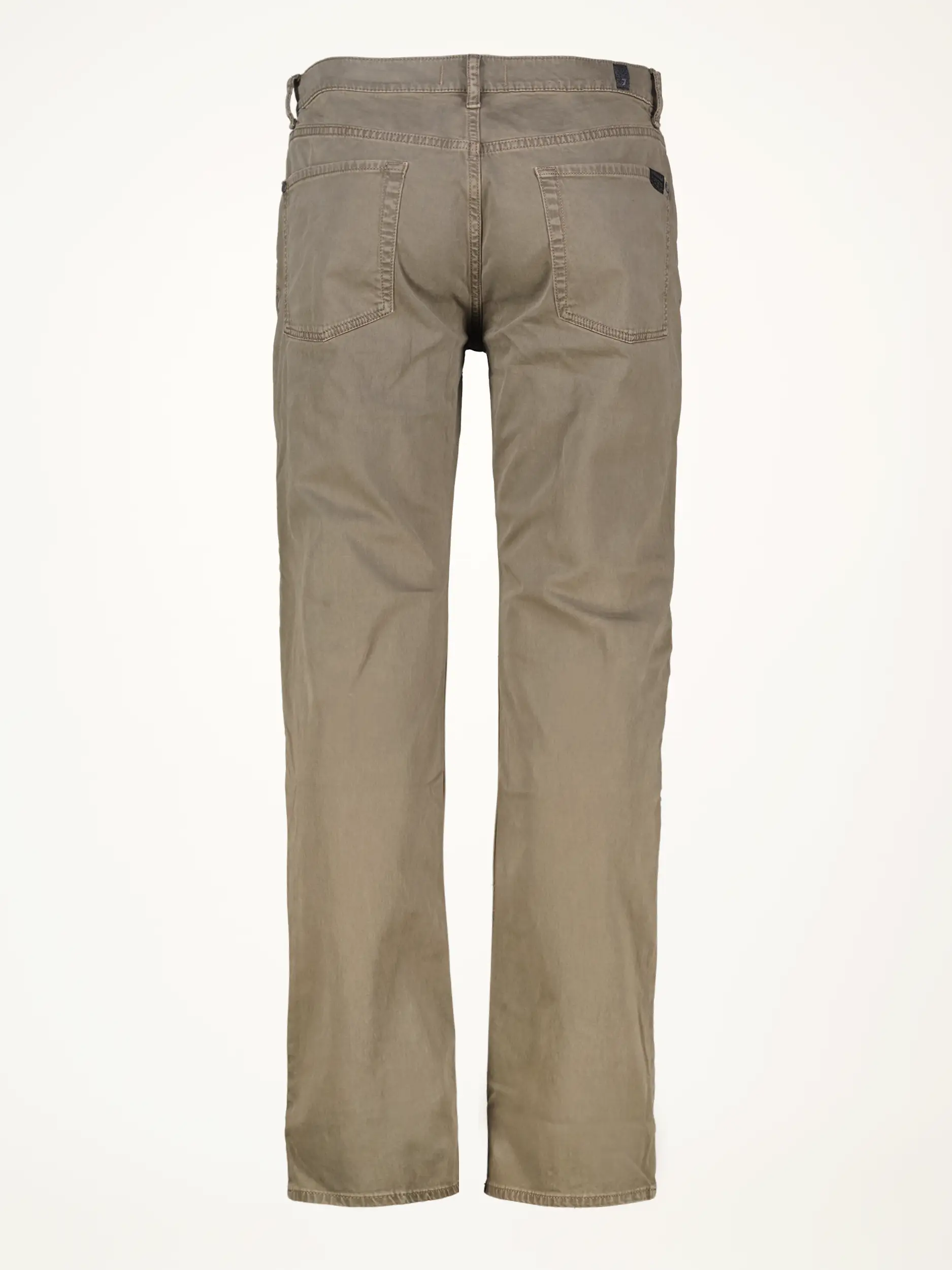 Mid Rise Straight Leg Hose  - Artikel Rückseite - Farbe: Braun