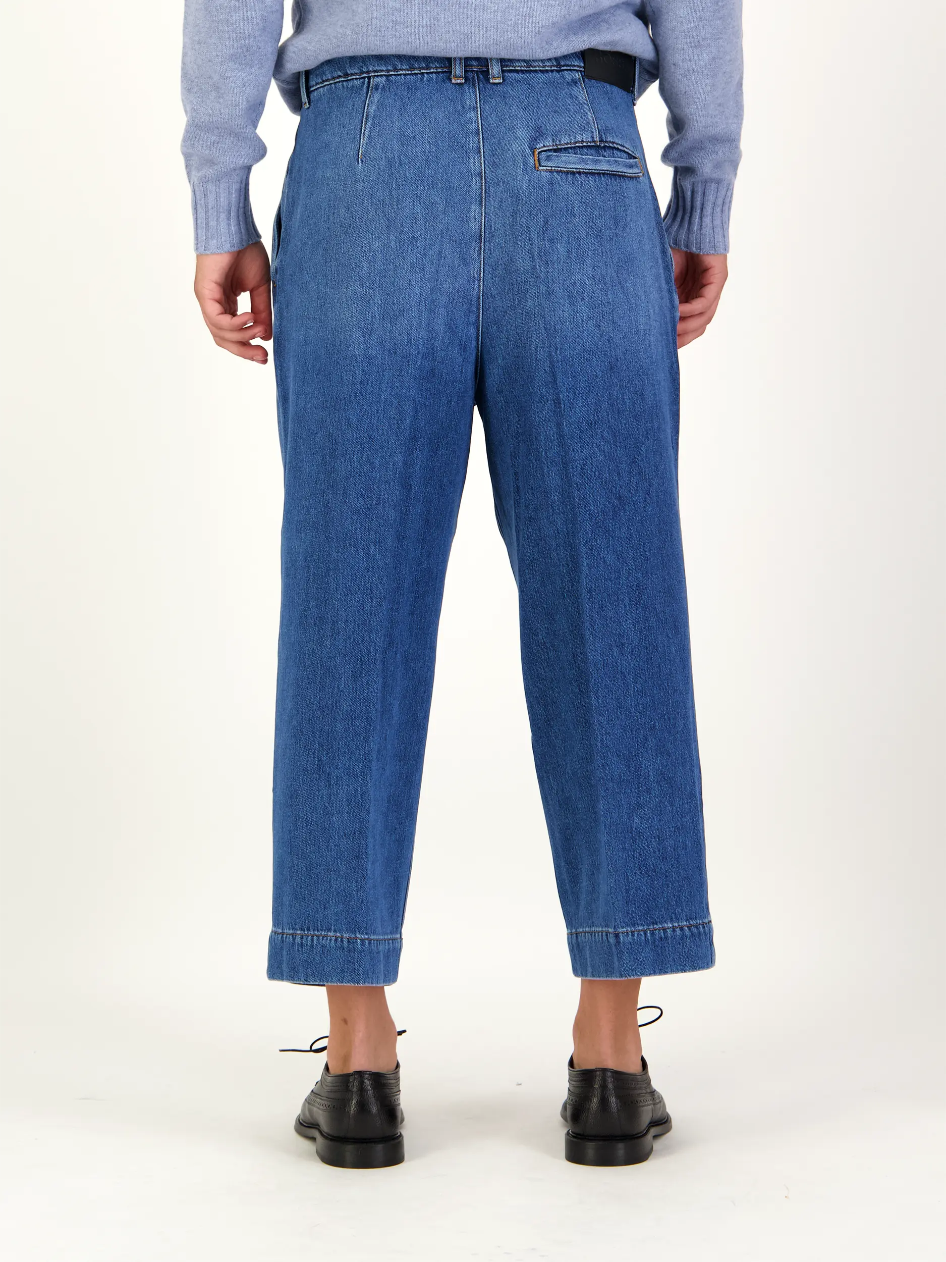 High Waist Wide Leg Unisex Jeans 'Noa Crop' - Artikel weitere Detailansicht 1