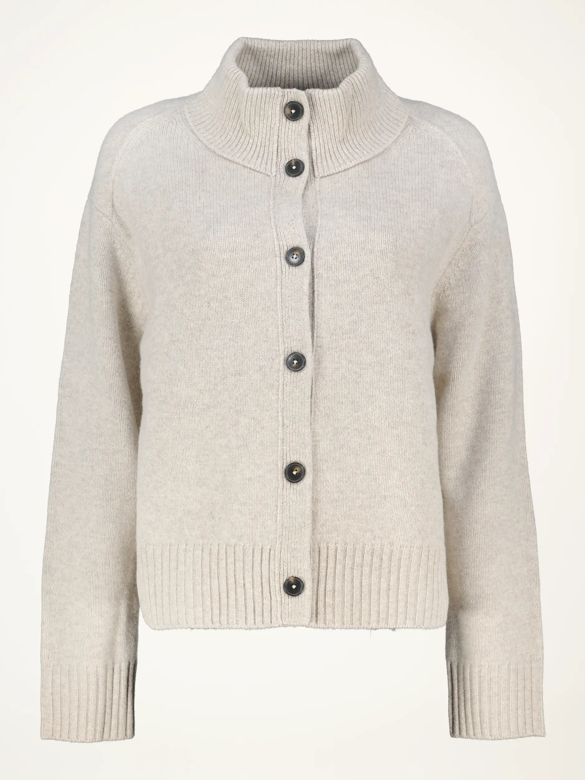 Strickjacke aus Wolle - Artikelansicht - Farbe: Beige
