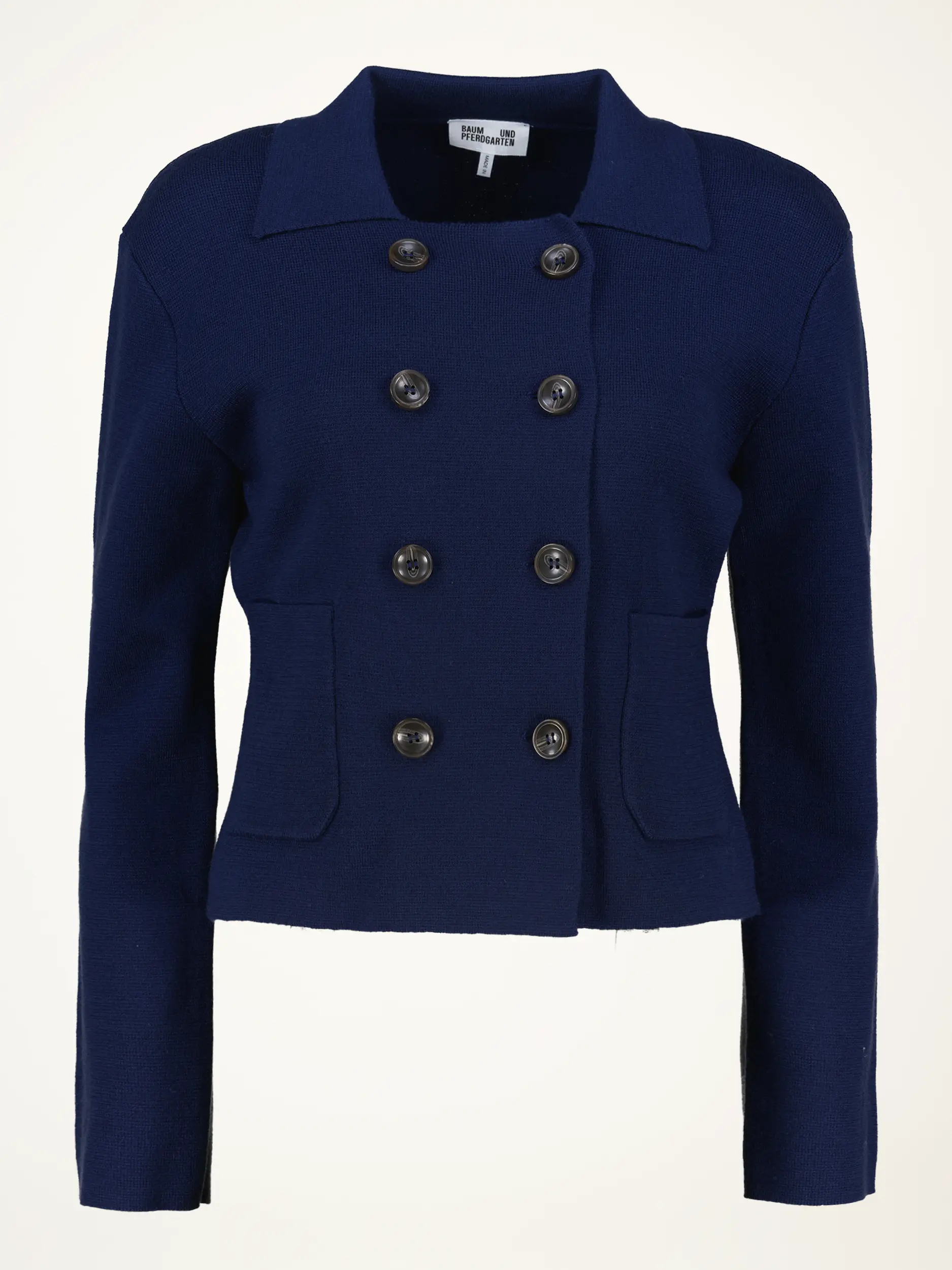 Strickjacke aus Wolle - Artikelansicht - Farbe: Blau