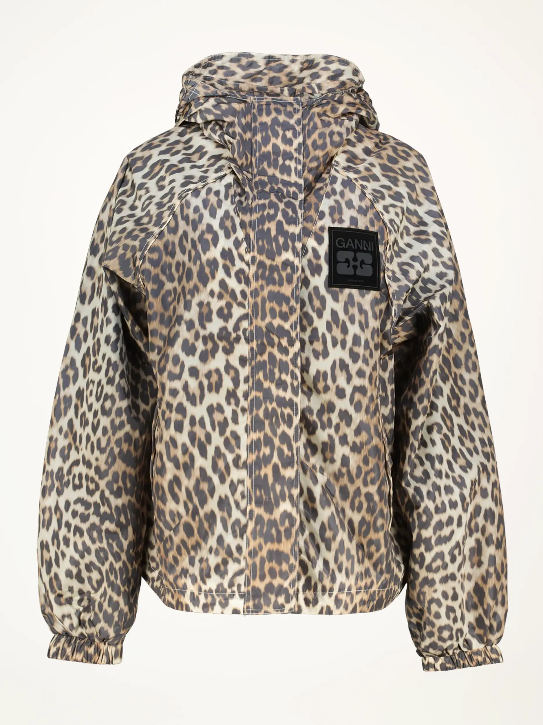 Jacke mit Leoprint - Artikelansicht - Farbe: Braun