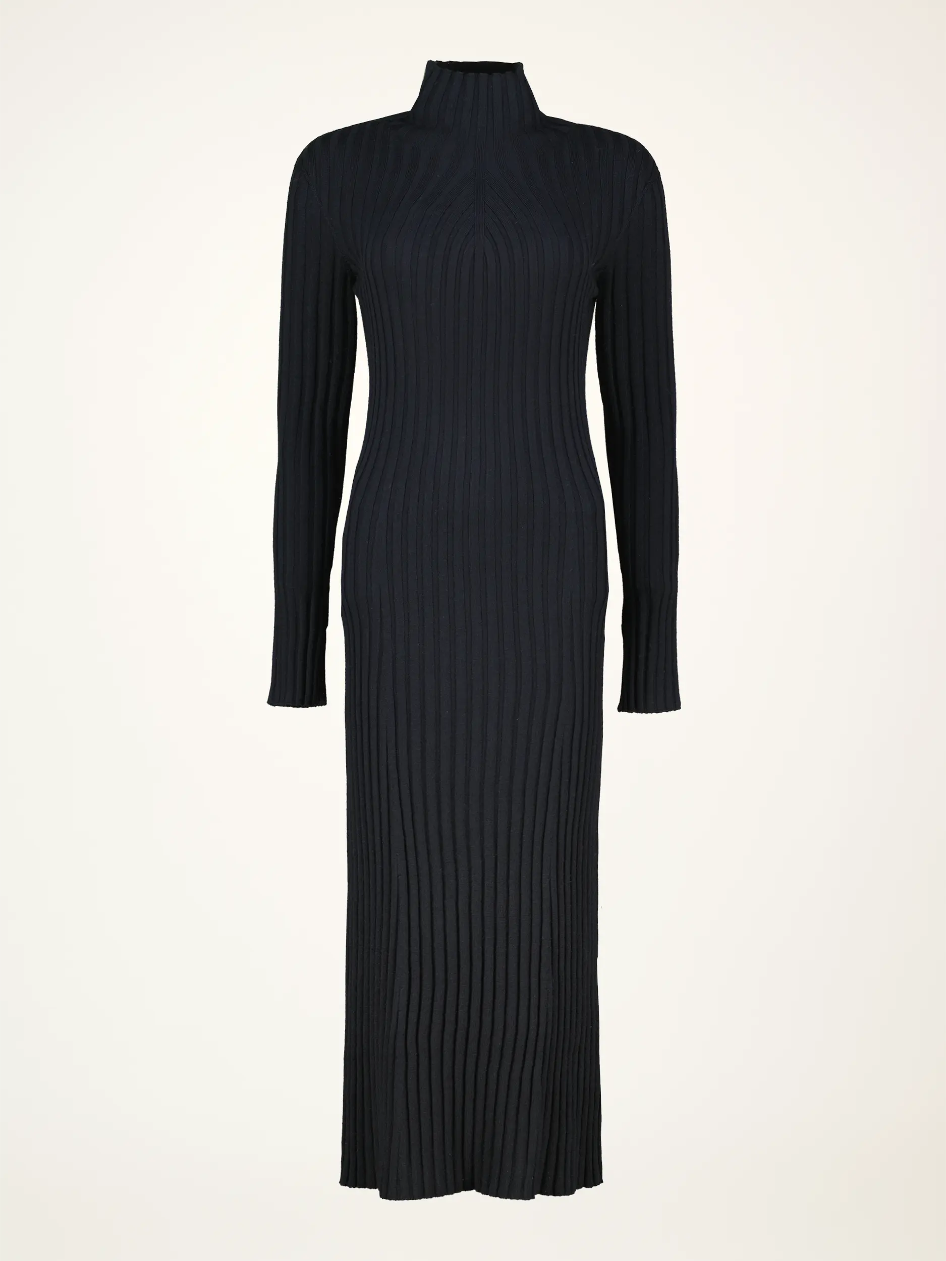Maxi Strickkleid 'Folas' - Artikelansicht - Farbe: Schwarz