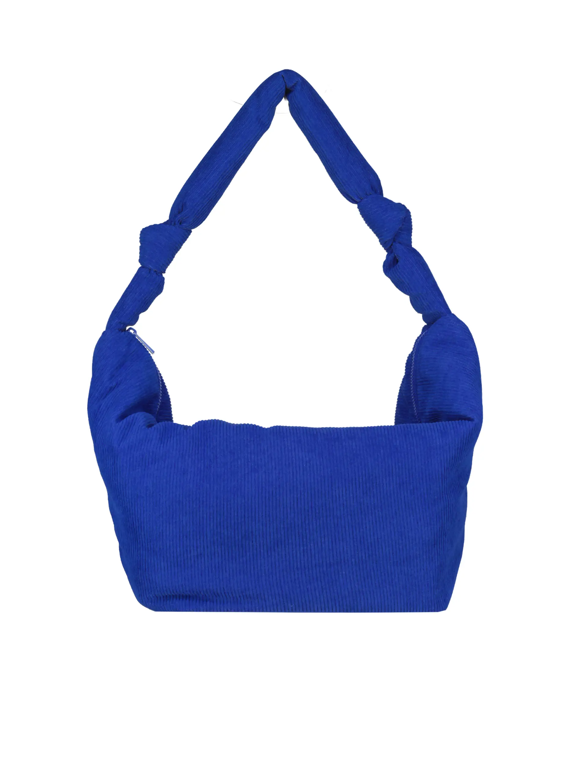 Tasche aus Cord - Artikel Vorderseite - Farbe: Blau