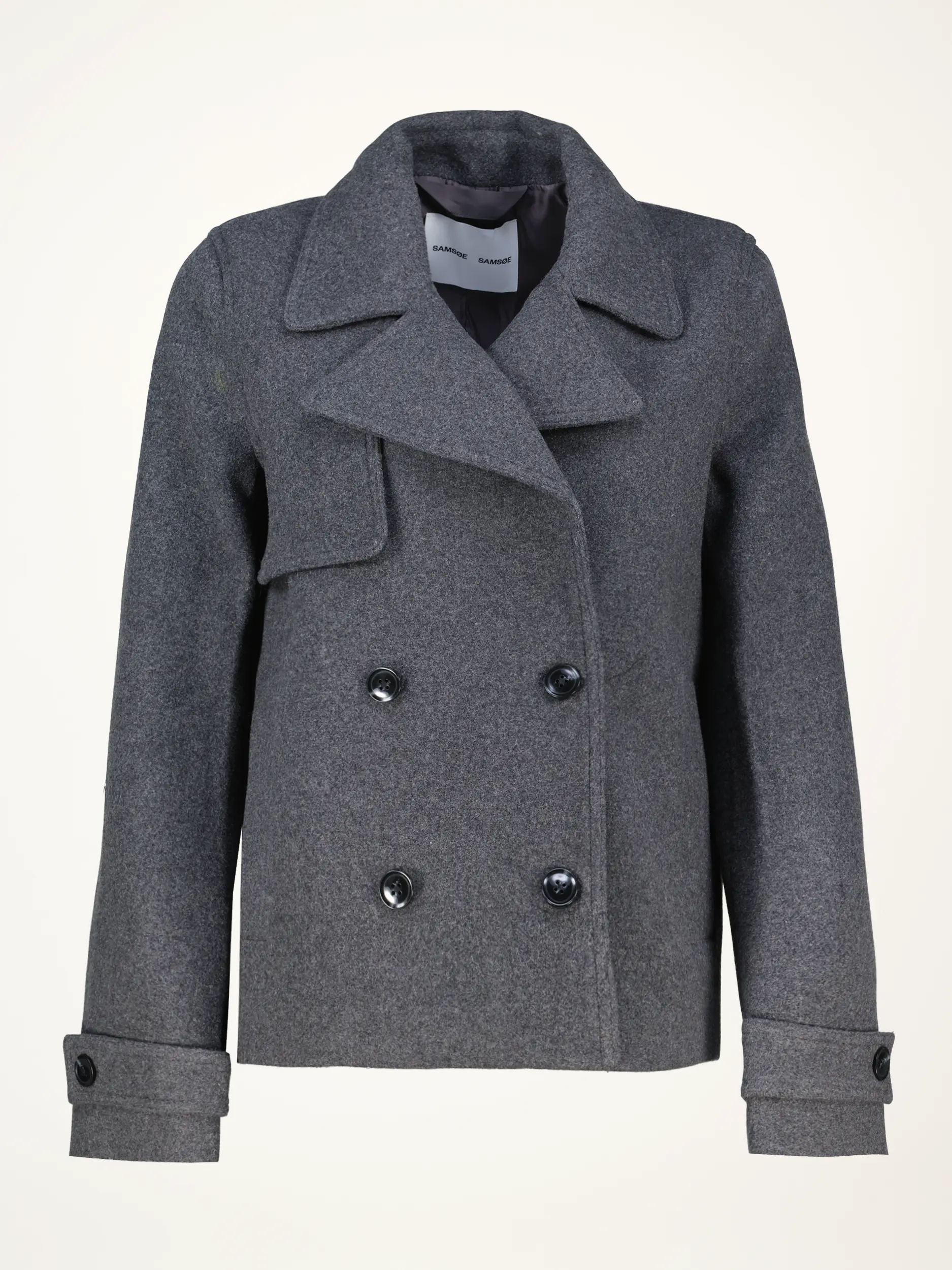 Caban 'Samarta' aus Wolle - Artikelansicht - Farbe: Grau