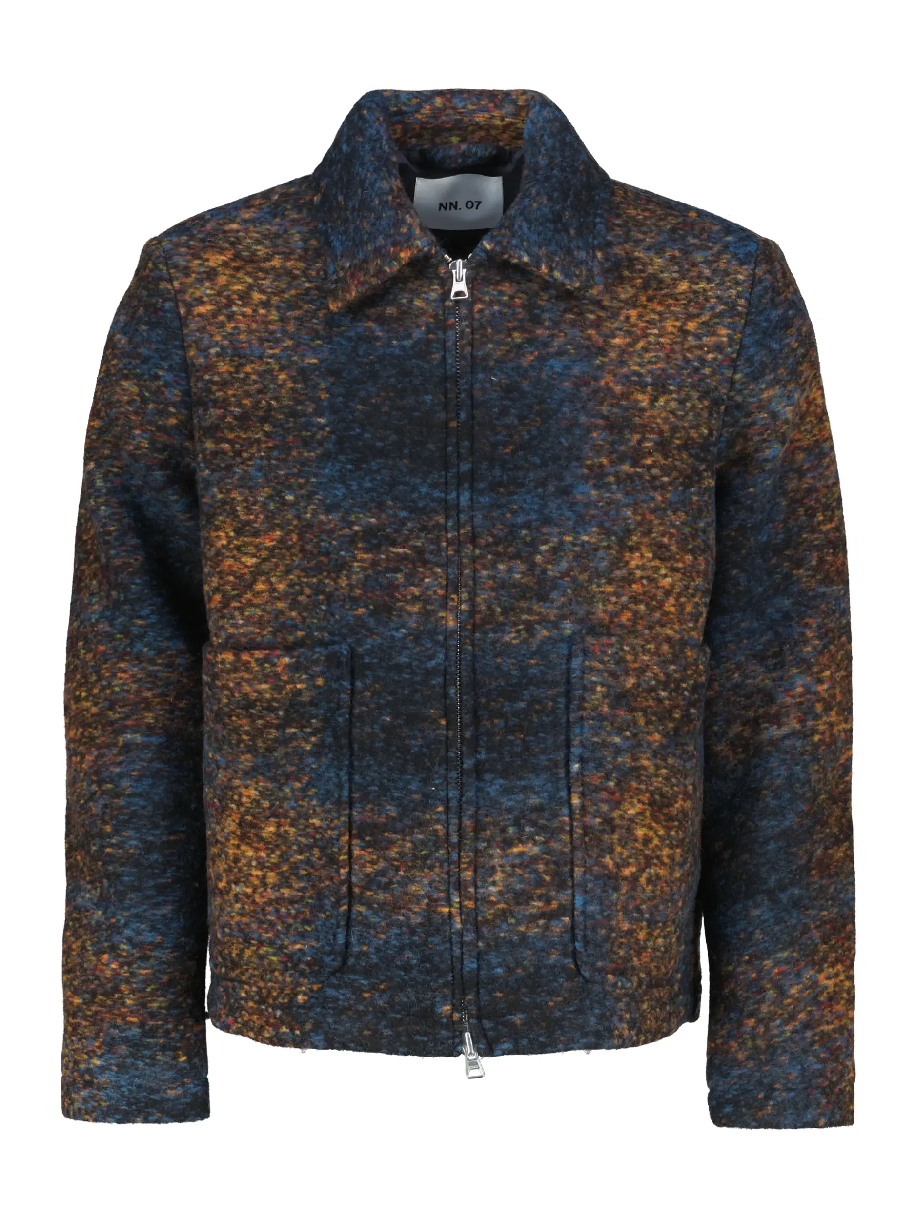 Jacke 'Gael' aus Woll-Mix - Artikel Vorderseite - Farbe: Blau