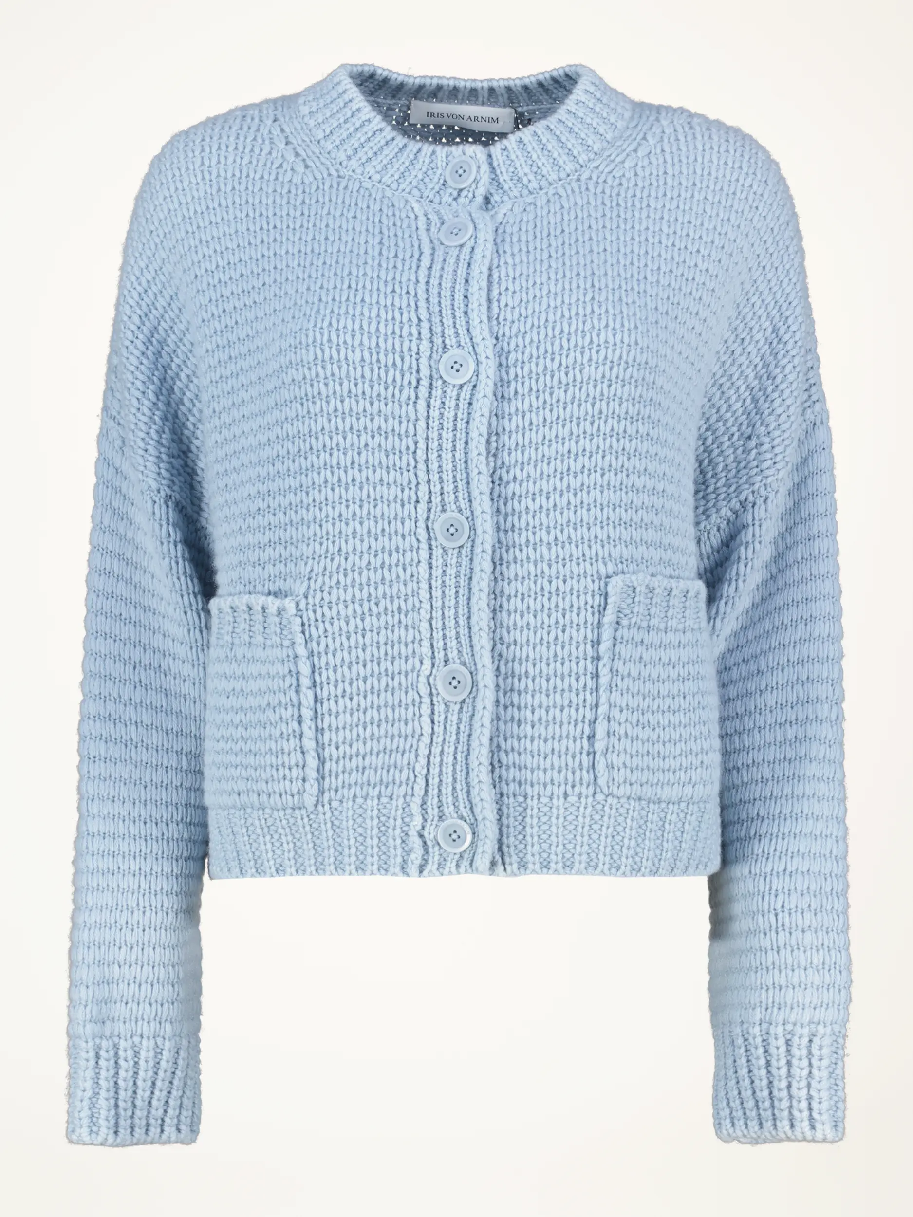 Strickjacke 'Marjorie' aus Kaschmir - Artikelansicht - Farbe: Blau