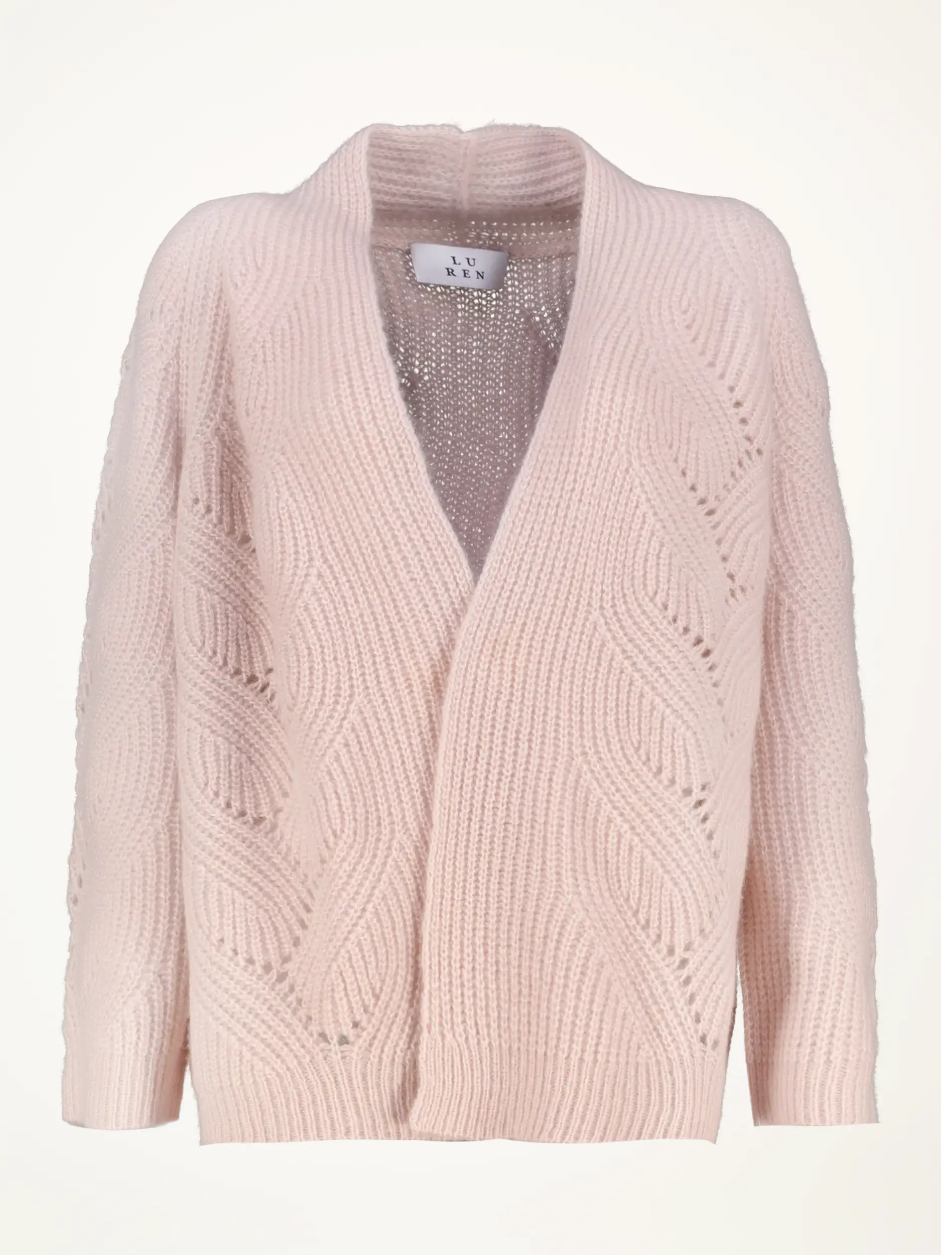 Strickjacke 'Nadeshiko' aus Kaschmir  - Artikelansicht - Farbe: Rosa&Pink