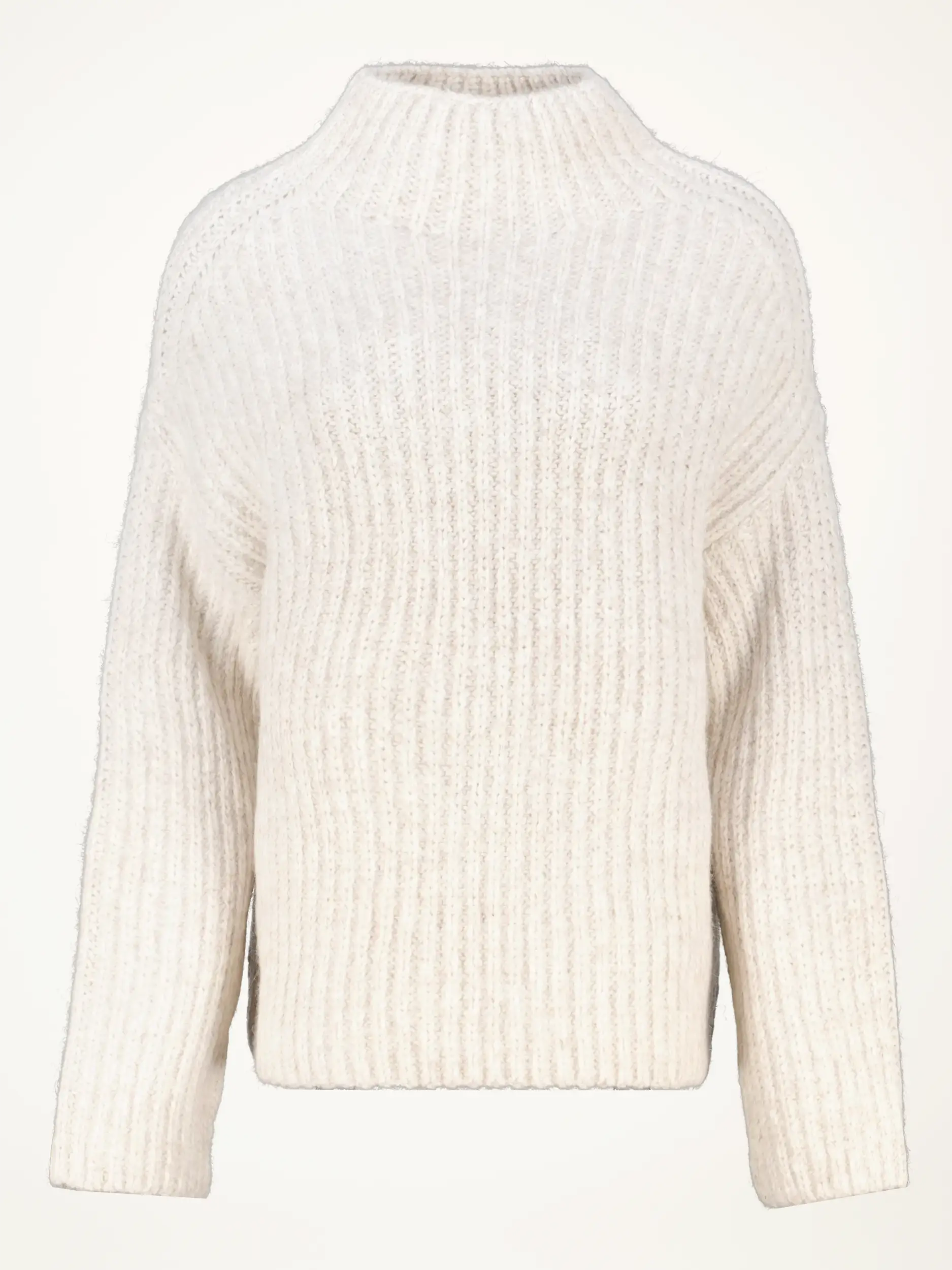 Pullover aus Alpaka langarm - Artikelansicht - Farbe: Creme Pullover aus Alpaka langarm - Artikelansicht - Farbe: Creme