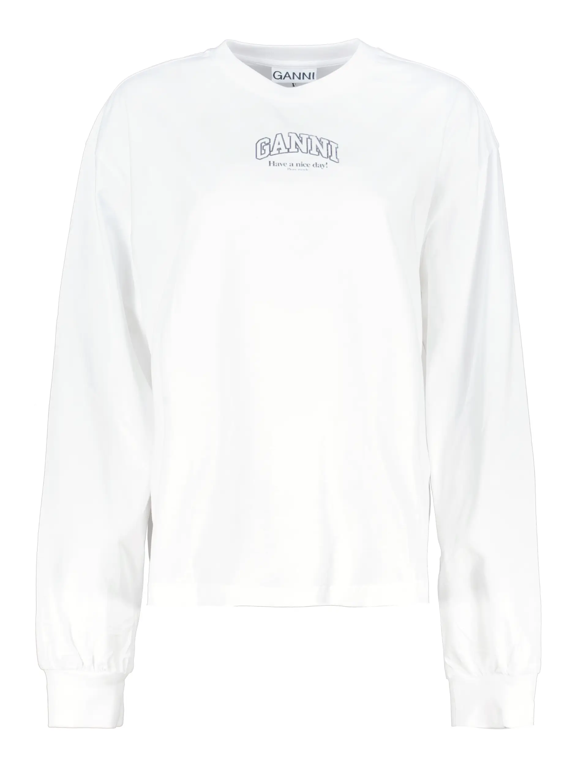 Shirt langarm - Artikel Vorderseite - Farbe: Weiß