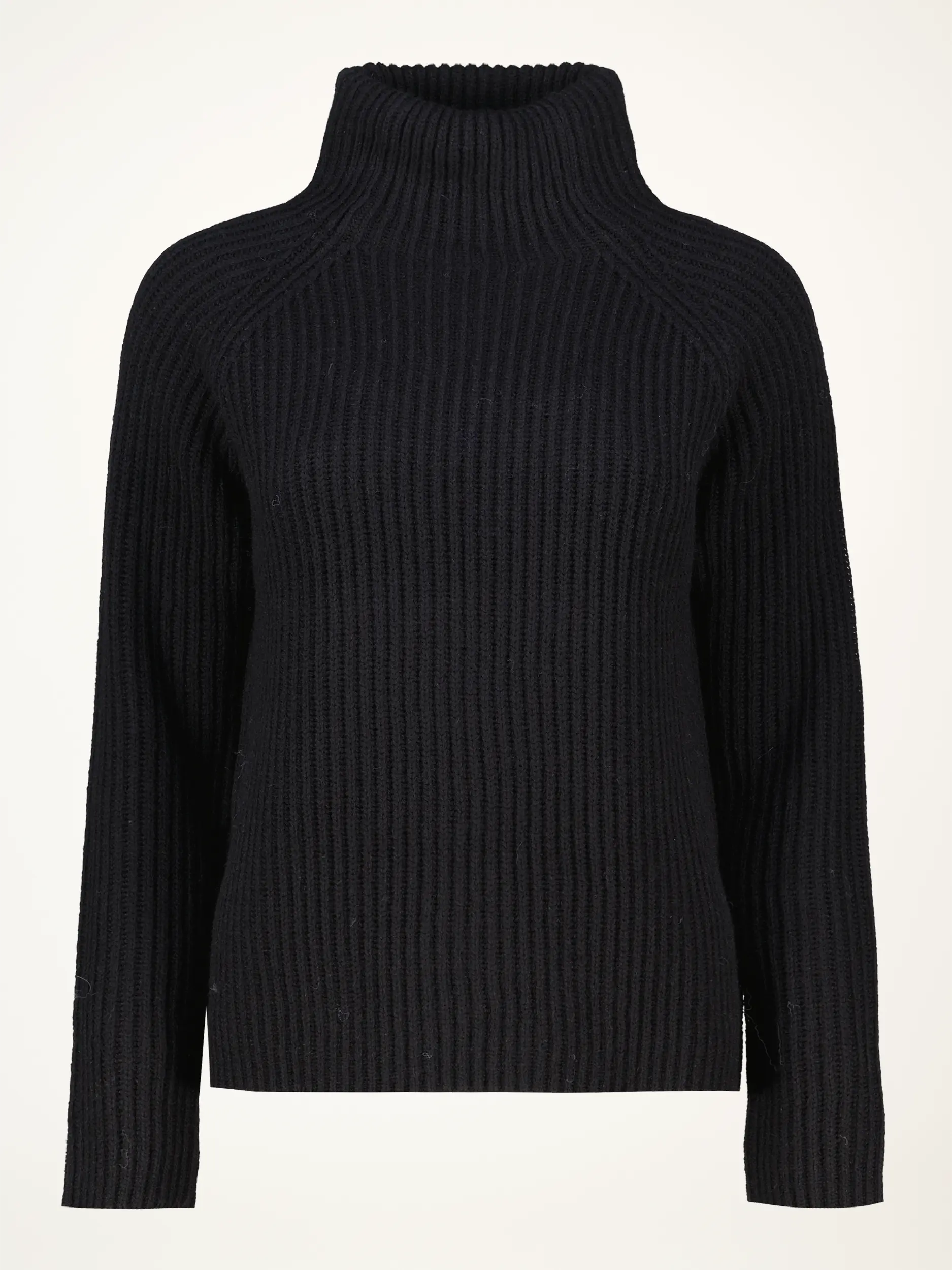 Pullover 'Arwen' aus Wolle - Artikelansicht - Farbe: Schwarz