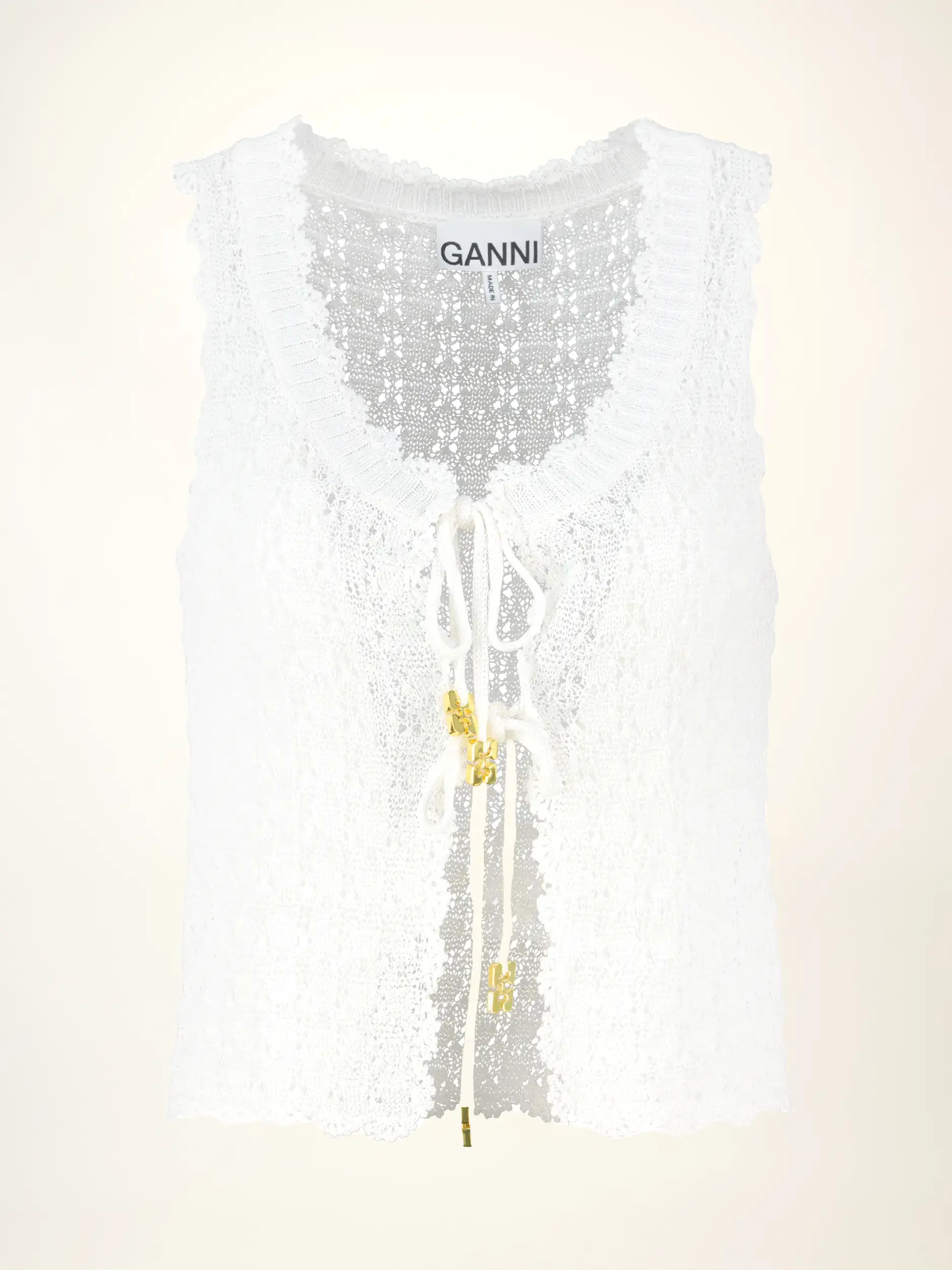 Strickweste - Artikelansicht - Farbe: Creme