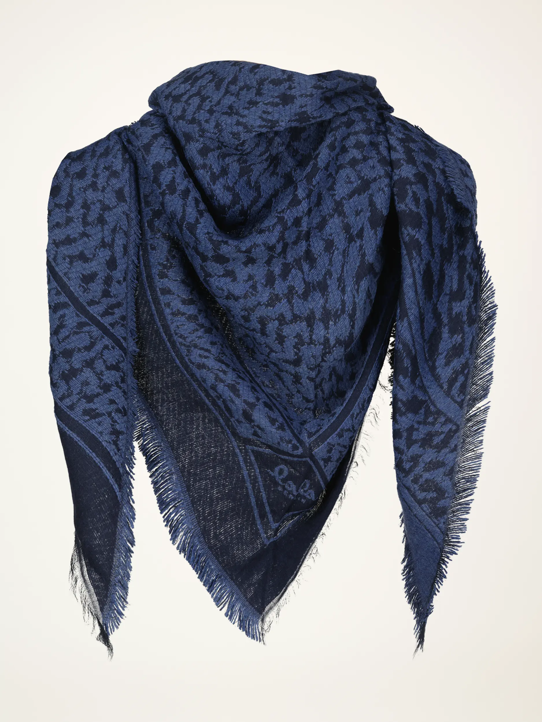 Dreieckstuch 'Triangleannye' - Artikelansicht - Farbe: Blau