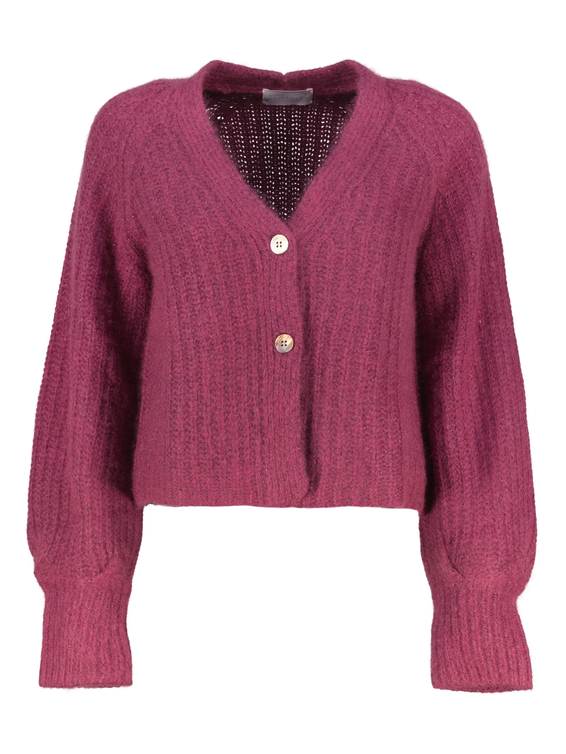 Strickjacke aus Kaschmir - Artikel Vorderseite - Farbe: Rot