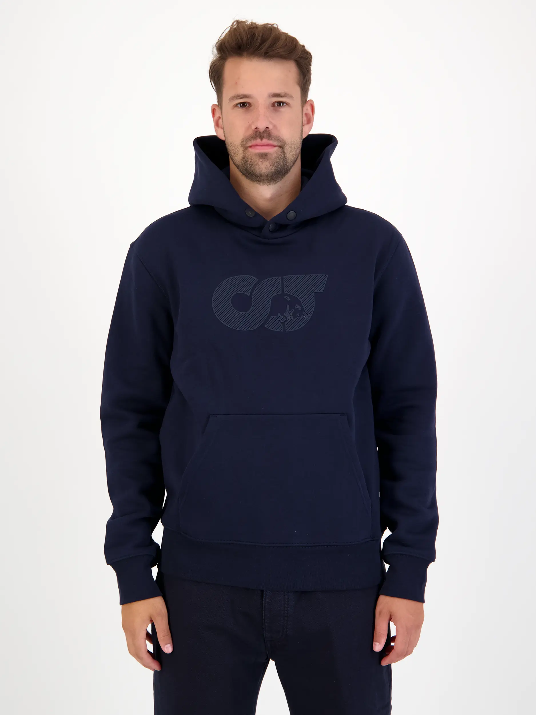 Sweatshirt 'Shero' - Artikel Vorderseite getragen von einem Modell - Farbe: Blau