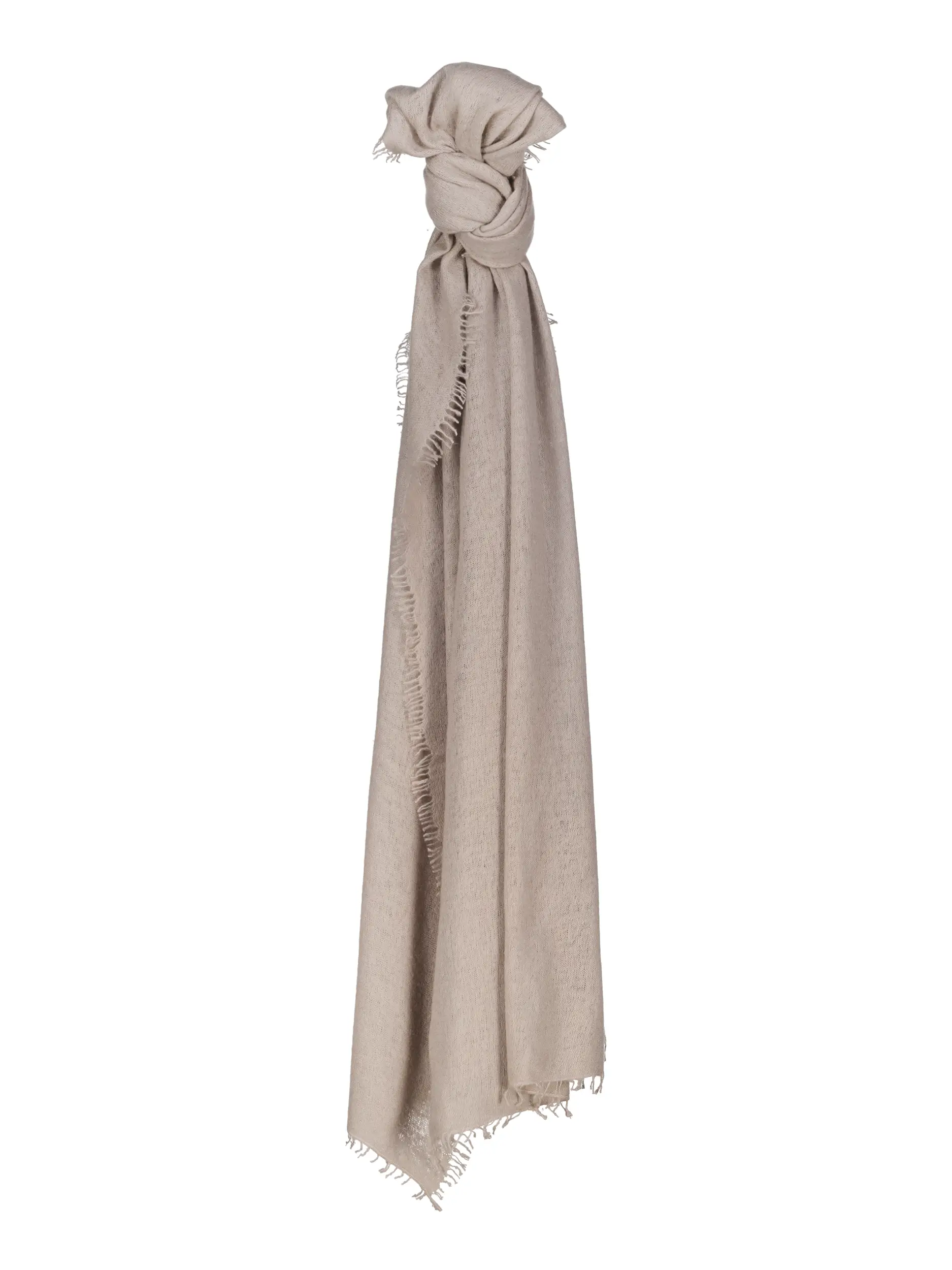 Schal aus Kaschmir - Artikel Vorderseite - Farbe: Beige