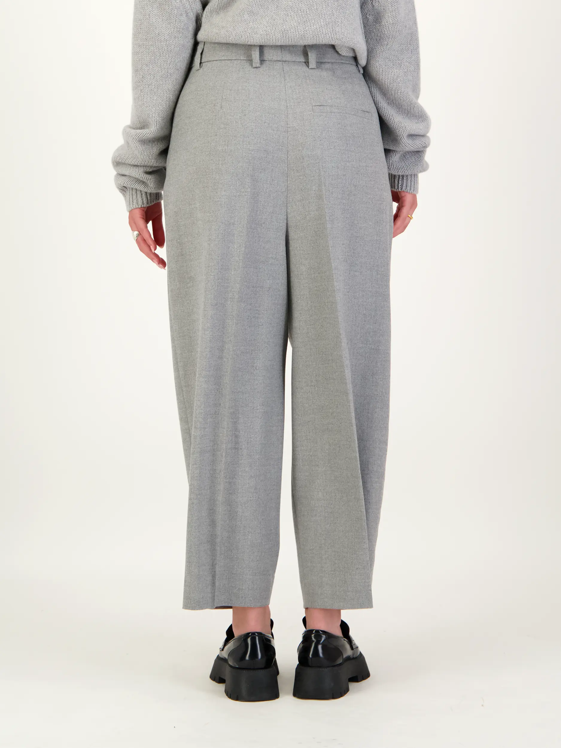 Unisex Bundfaltenhose 'Noa Crop' - Artikel weitere Detailansicht 1