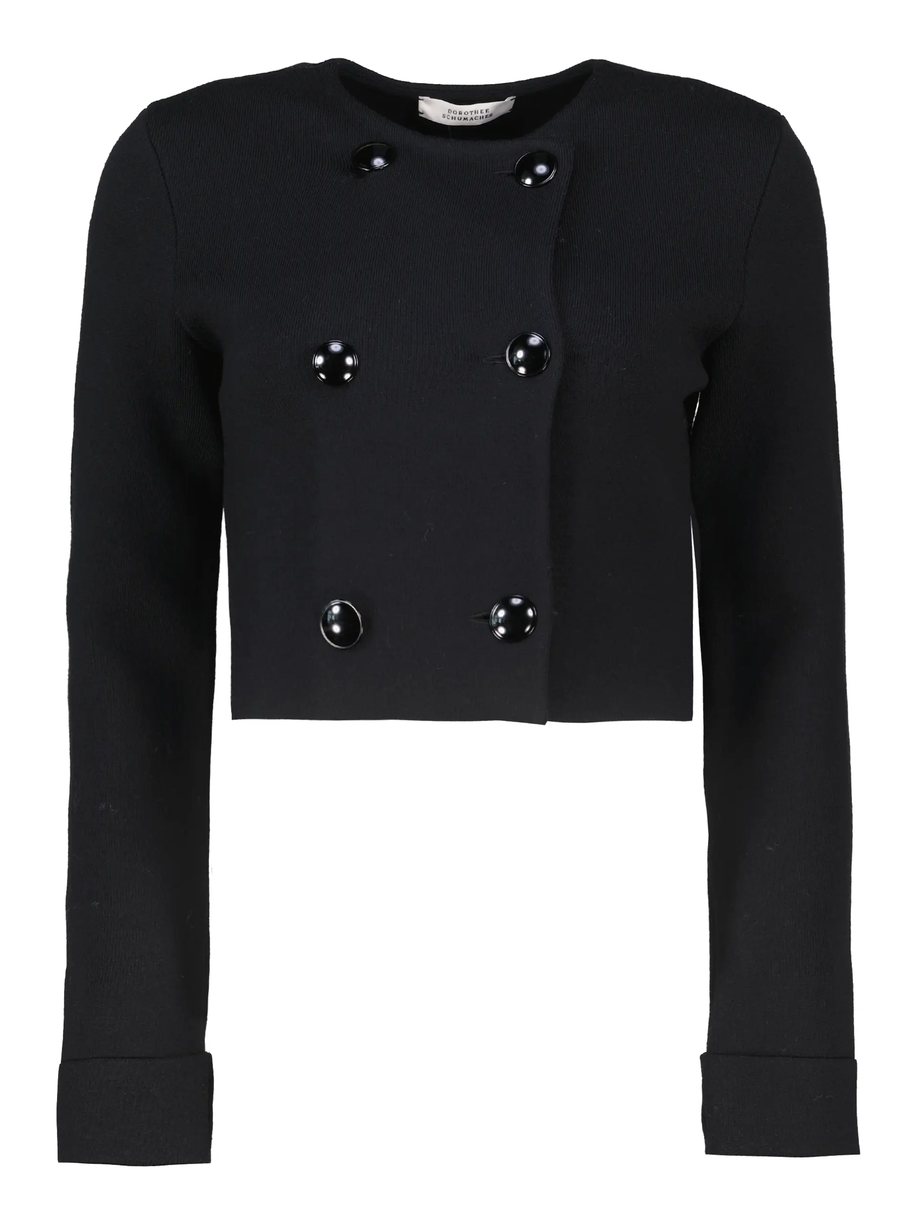 Wolljacke 'Sharp ambition' - Artikel Vorderseite - Farbe: Schwarz