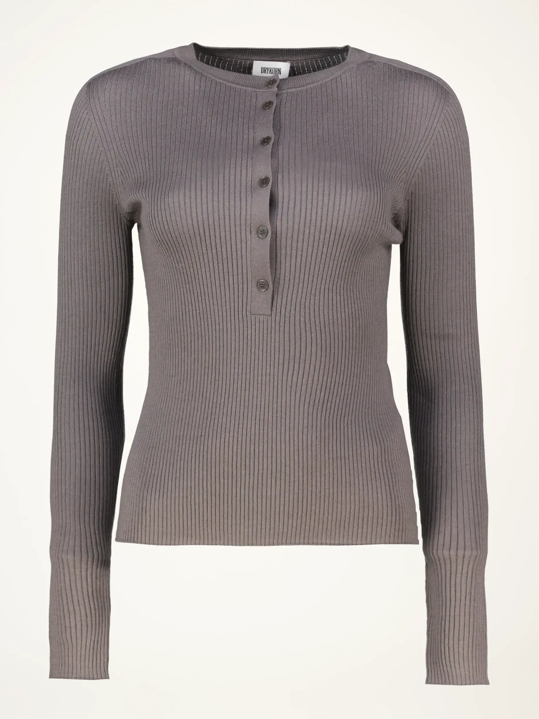 Langarmshirt 'Patricja' aus Woll-Mix - Artikelansicht - Farbe: Grün