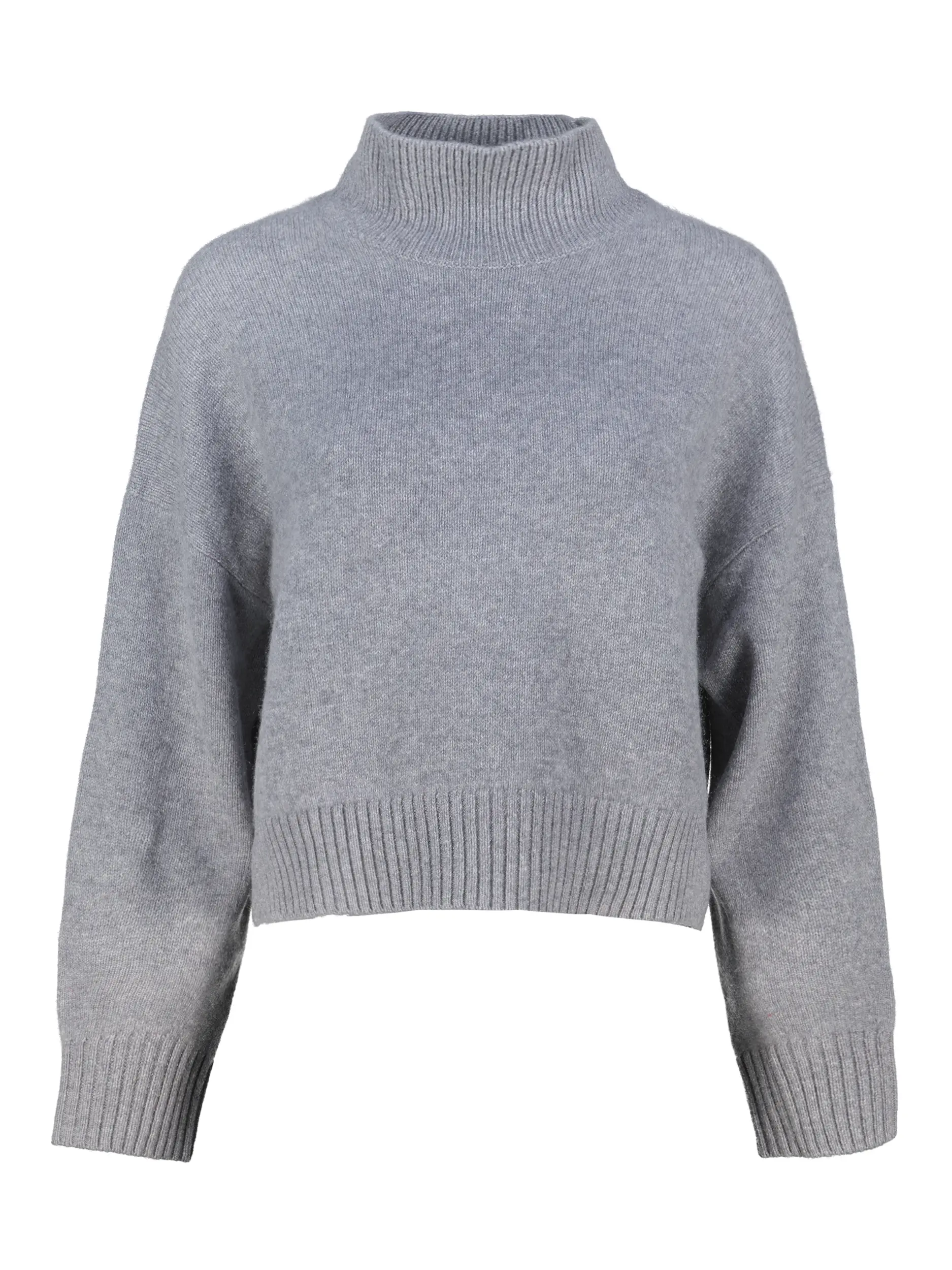 Pullover aus Kaschmir langarm - Artikel Vorderseite - Farbe: Grau