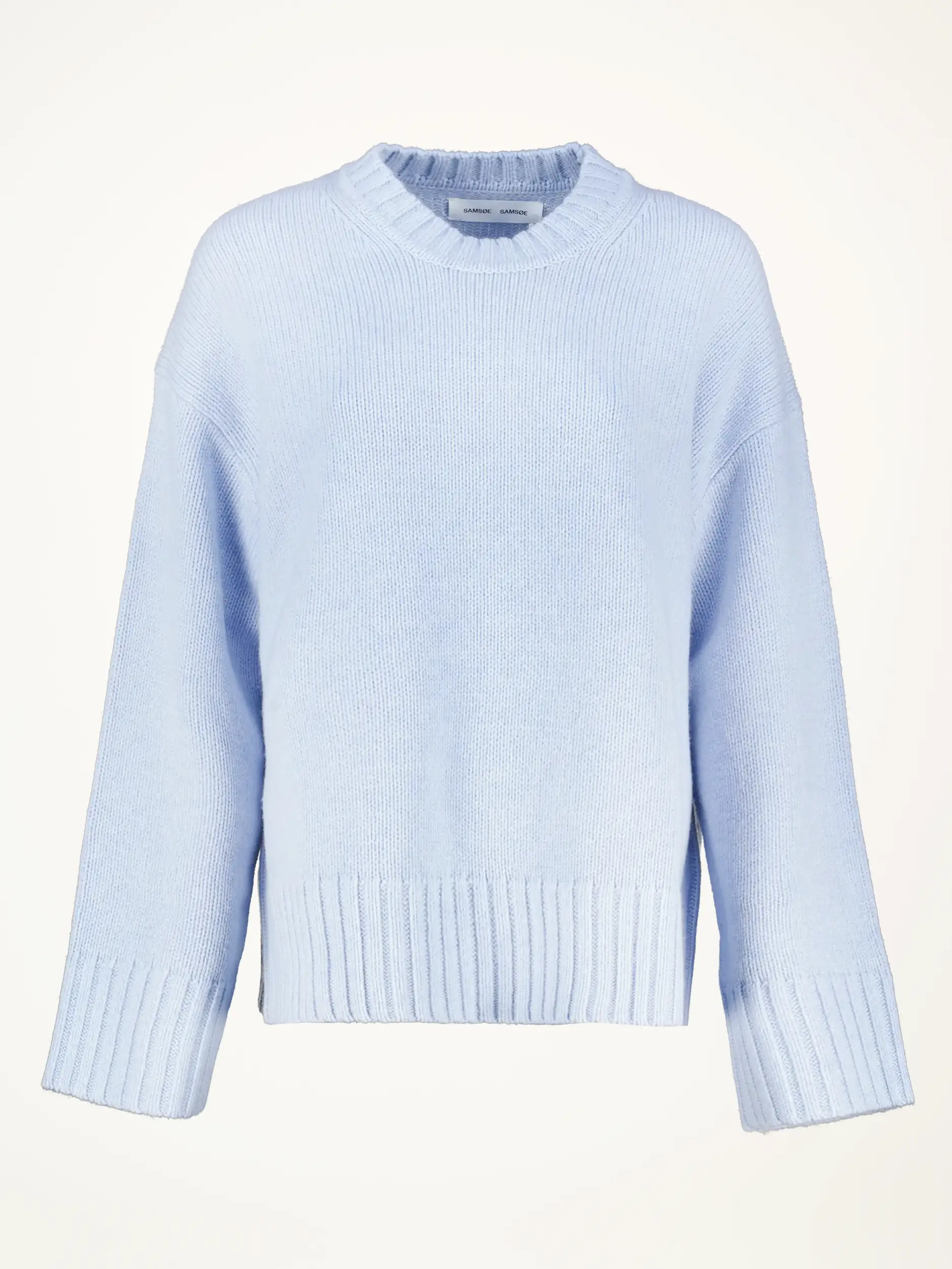 Pullover 'Sakeiku' aus Wolle langarm  - Artikelansicht - Farbe: Blau