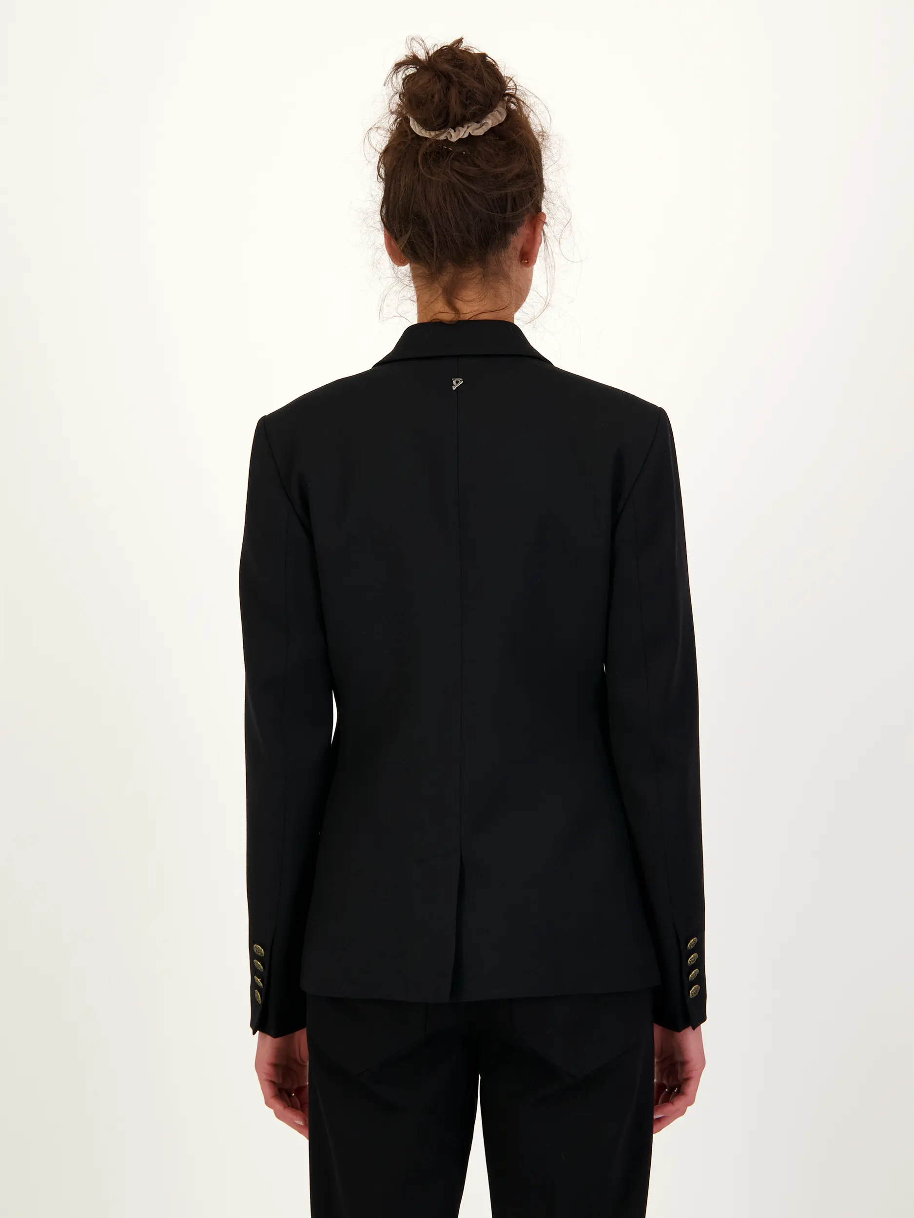 Blazer - Artikel Rückseite getragen von einem Modell - Farbe: Schwarz