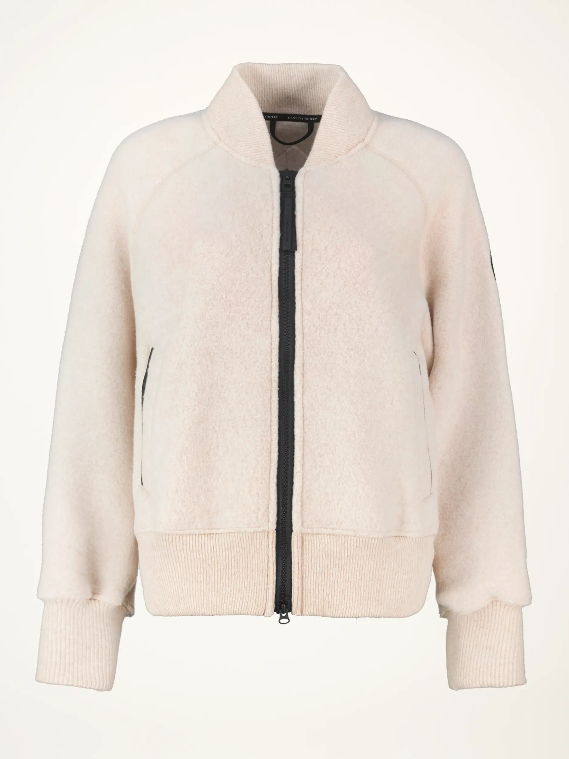 Bomberjacke ' Sierra' aus Fleece - Artikelansicht - Farbe: Beige