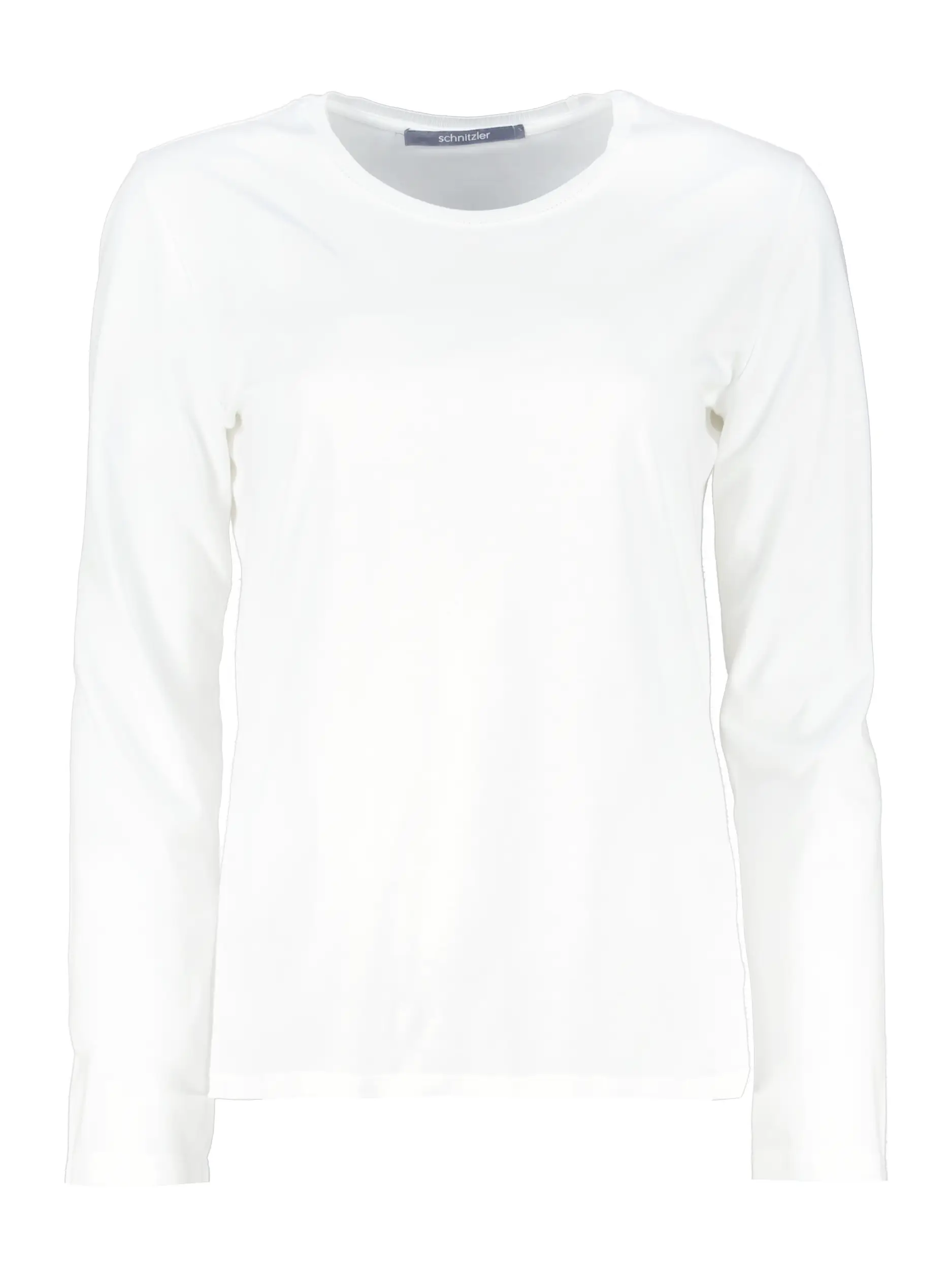 Langarmshirt  - Artikel Vorderseite - Farbe: Weiß