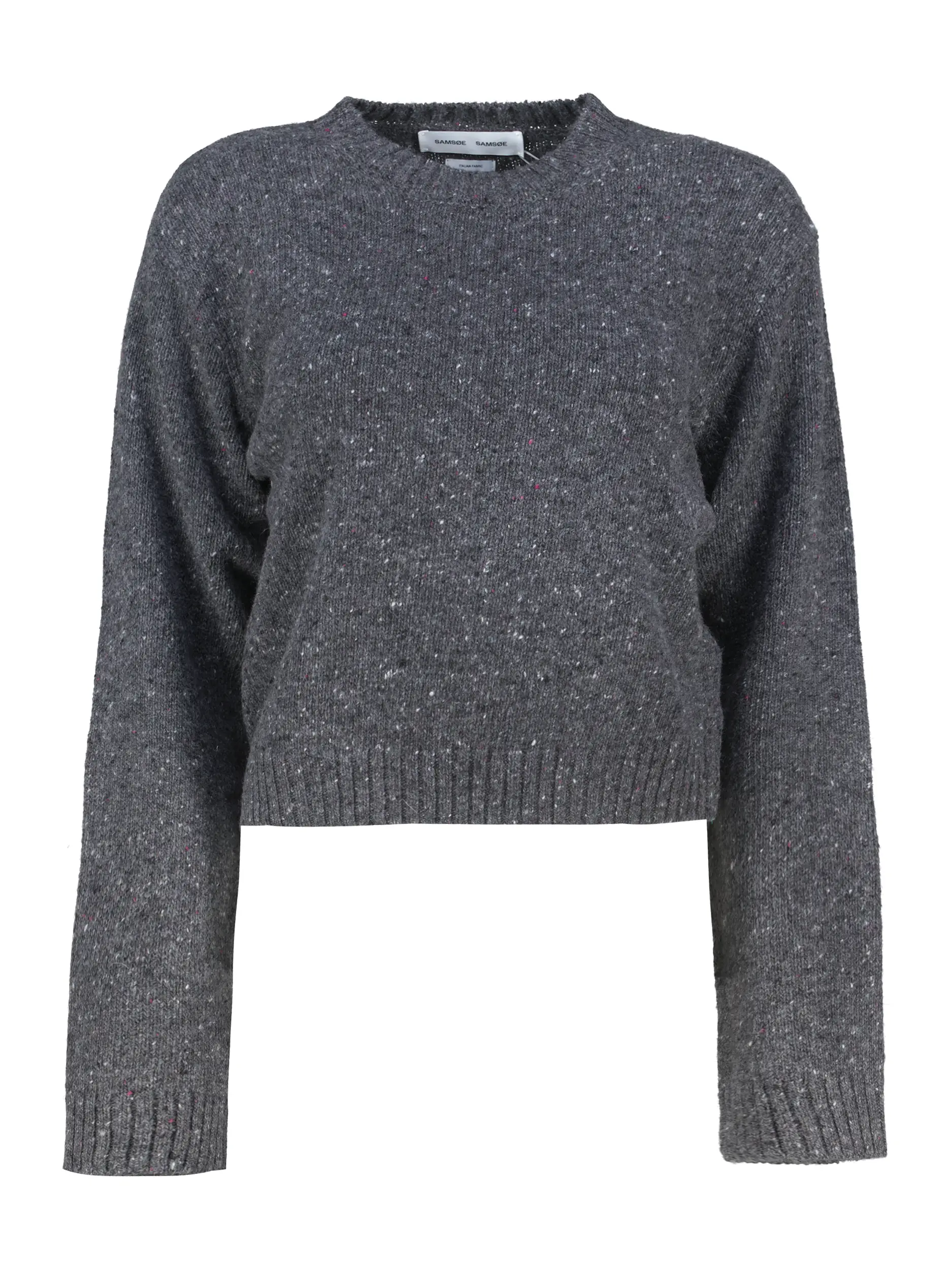 Pullover 'Salois' langarm - Artikel Vorderseite - Farbe: Grau