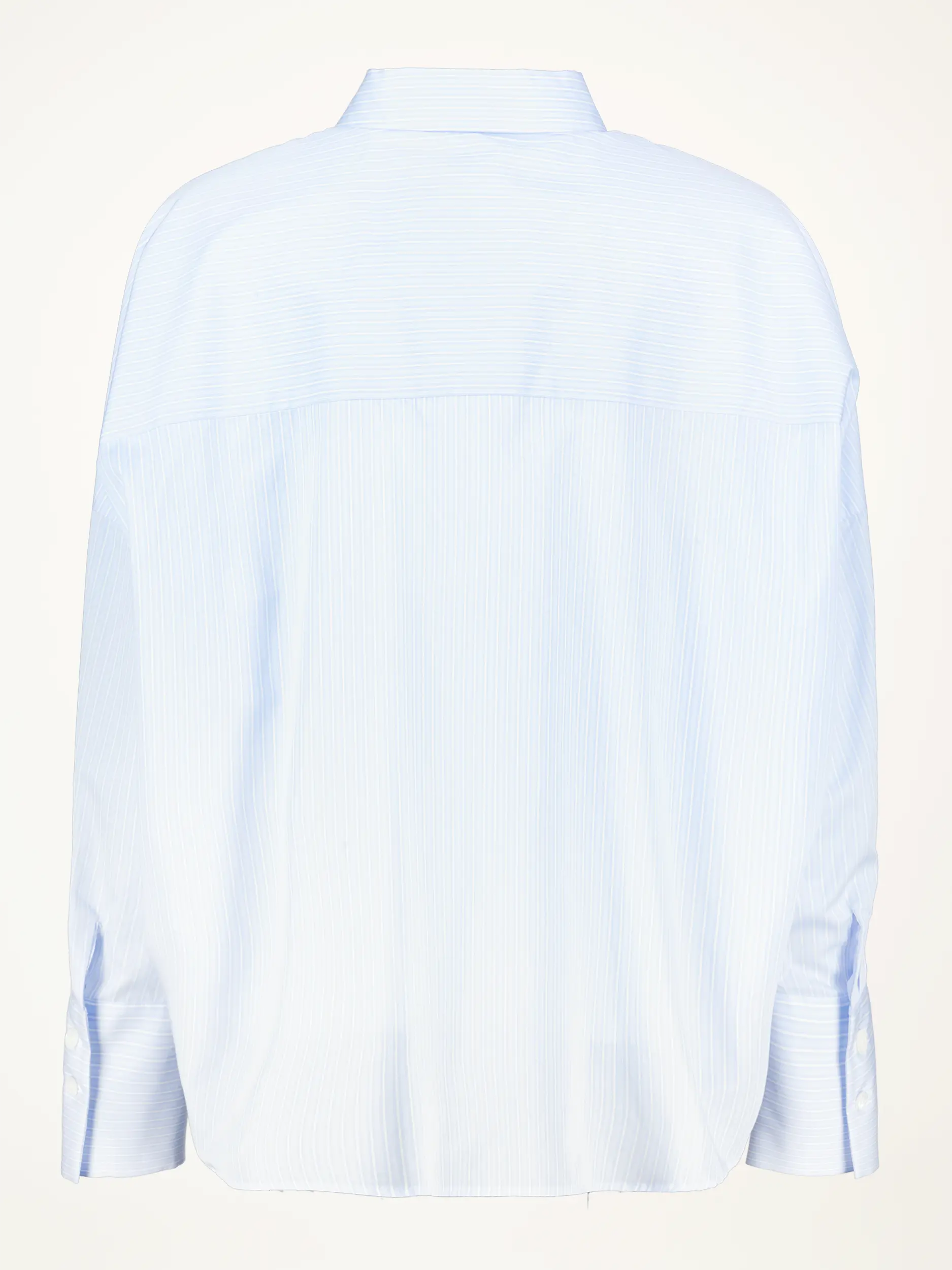 Oversize Baumwollbluse 'Caryl' - Artikel Rückseite - Farbe: Blau