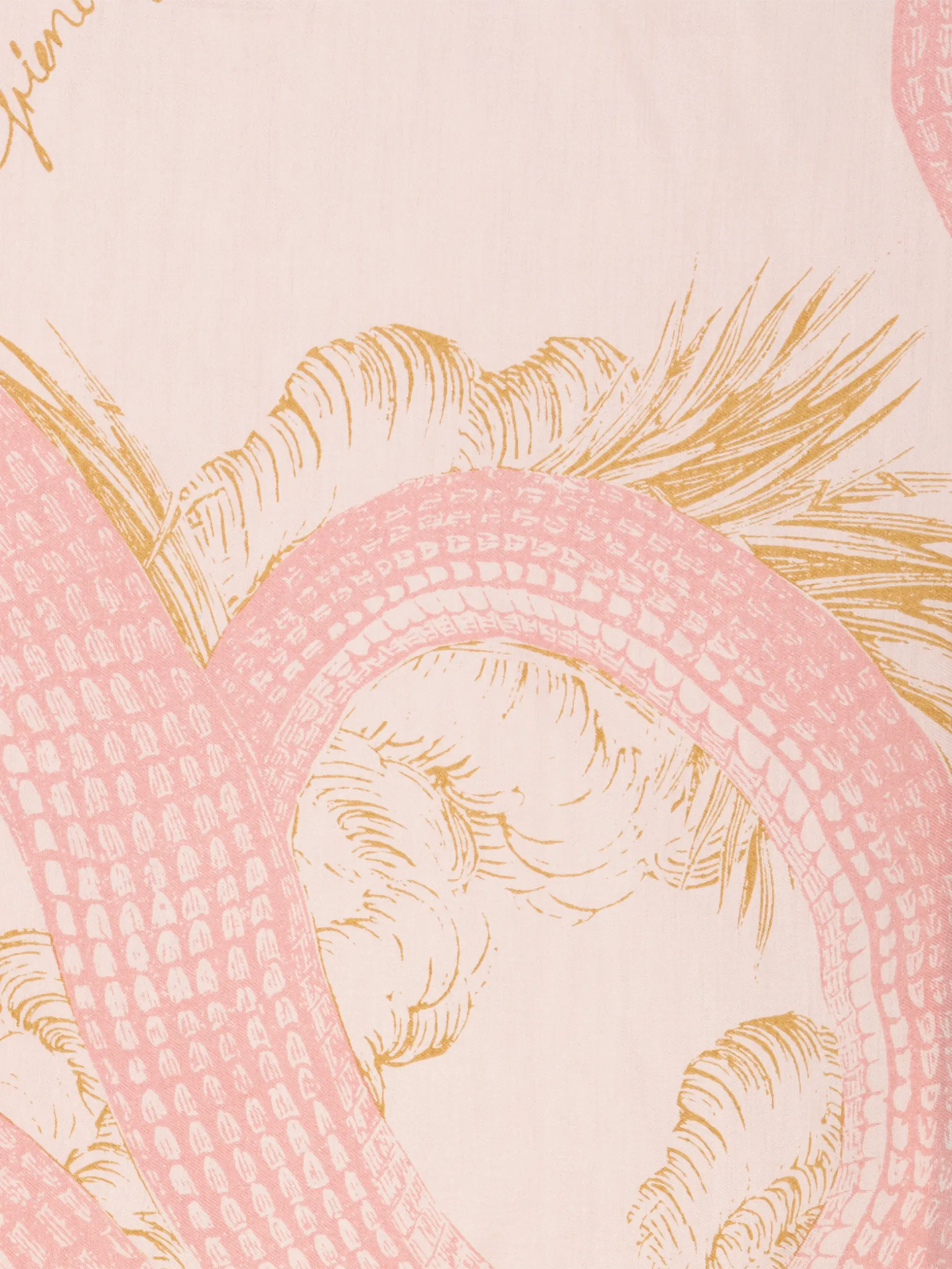 Tuch 'Garden Eden' aus Seide - Artikel weitere Detailansicht 1 - Farbe: Rosa&Pink