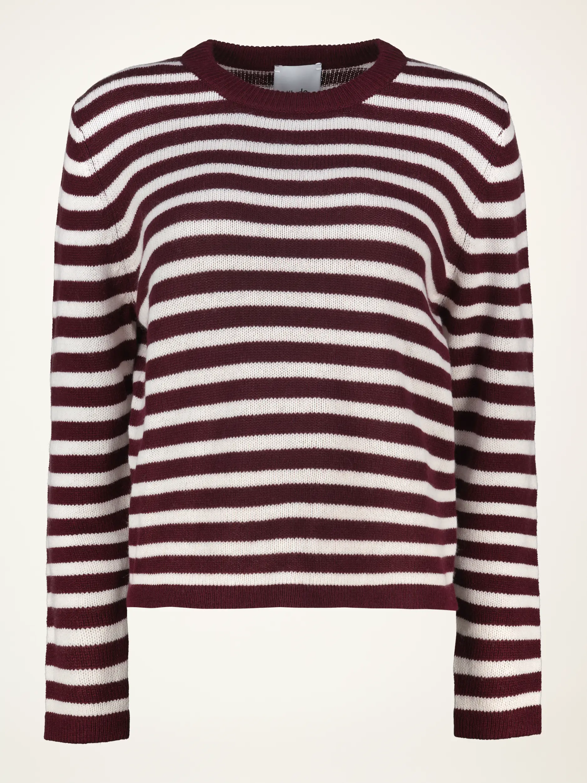 Gestreifter Pullover aus Kaschmir-Mix langarm - Artikelansicht
