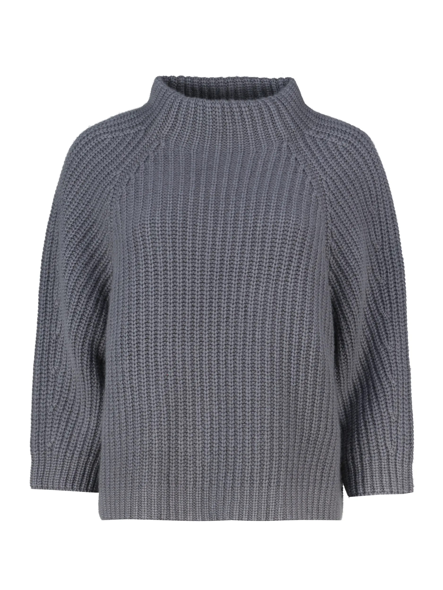 Pullover 'Fallou' aus Kaschmir langarm - Artikel Vorderseite - Farbe: Grau